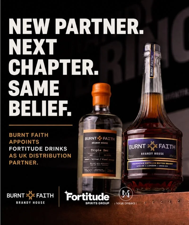 Fortitude Drinks Partners with Burnt Faith to Redefine British Brandy 🥃🔥
