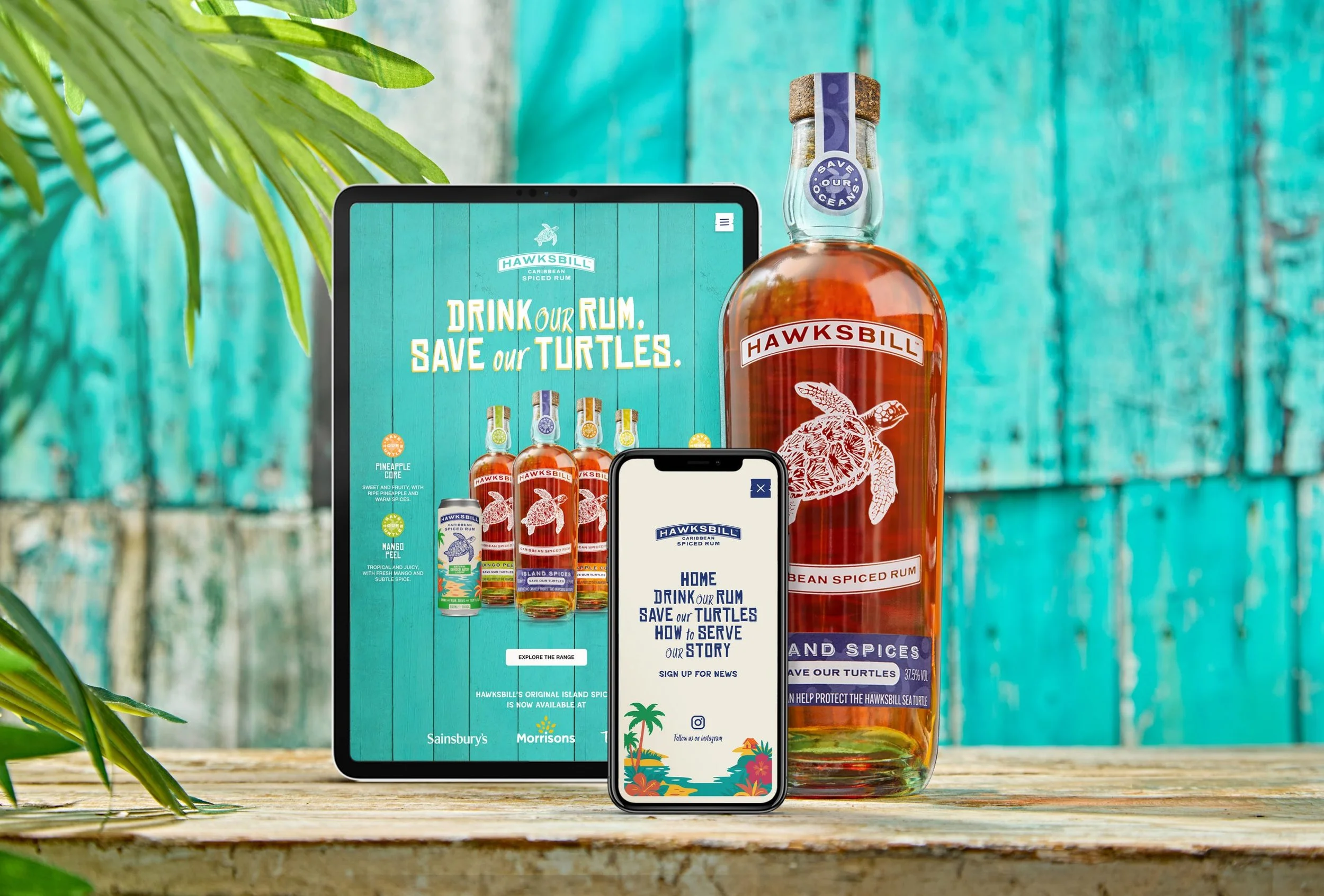 Bringing Caribbean Sunshine Online: Hawksbill Rum Launches Brand-New Website 🐢☀️
