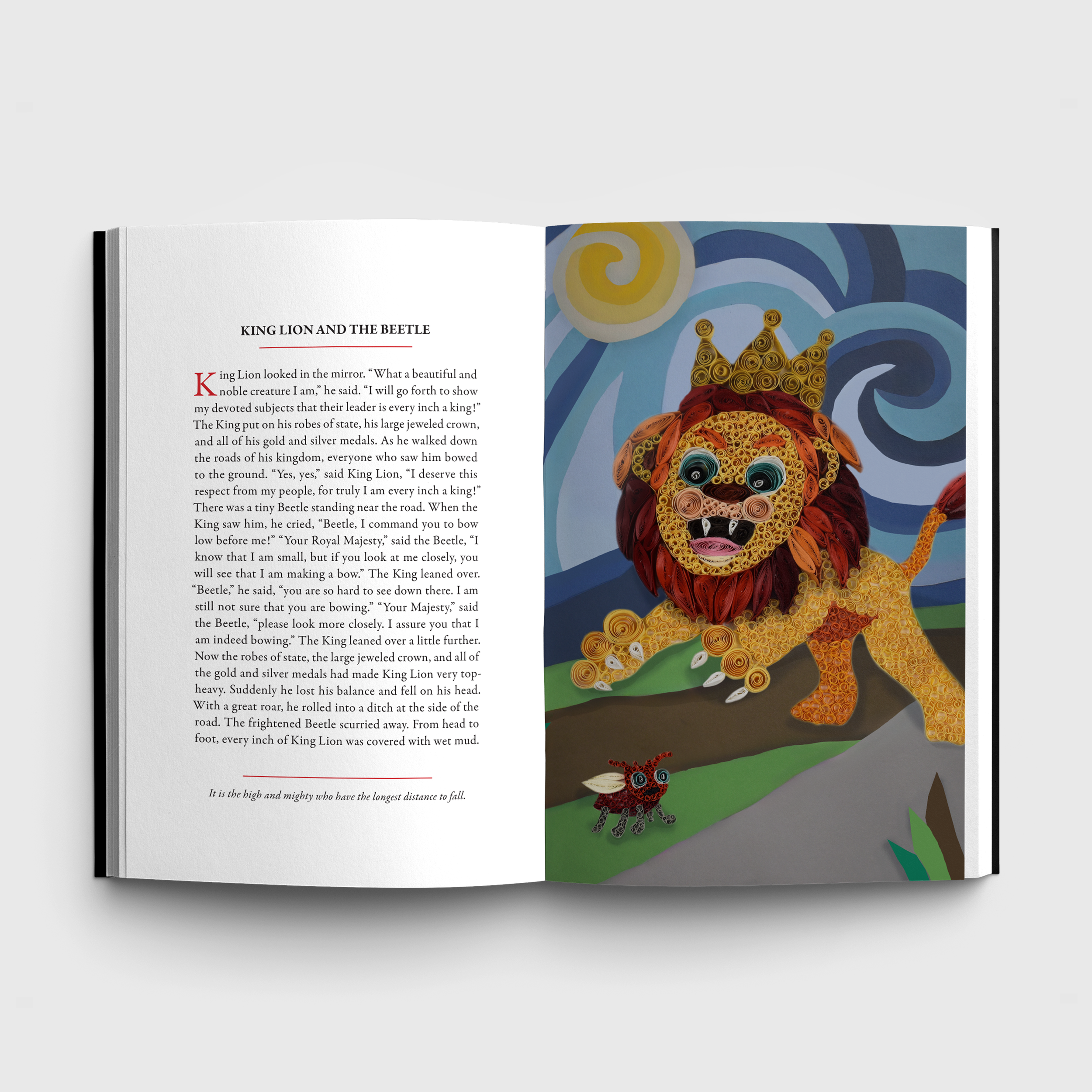 King Lion and the Beetle