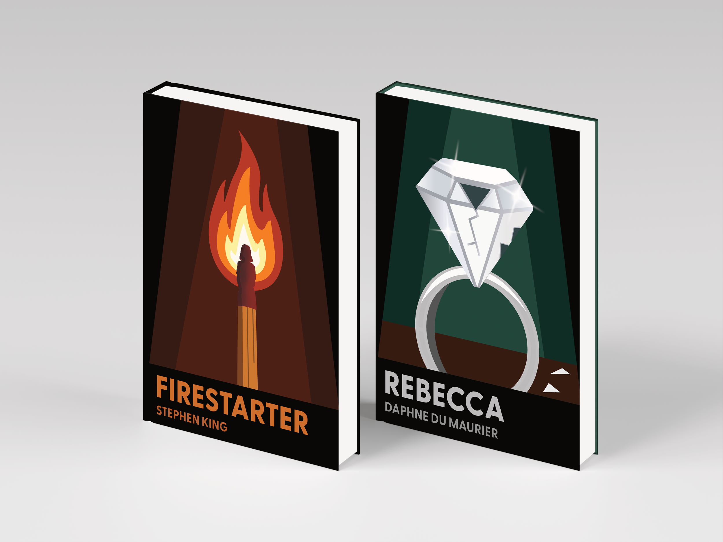 Fictional Thriller Book Jackets