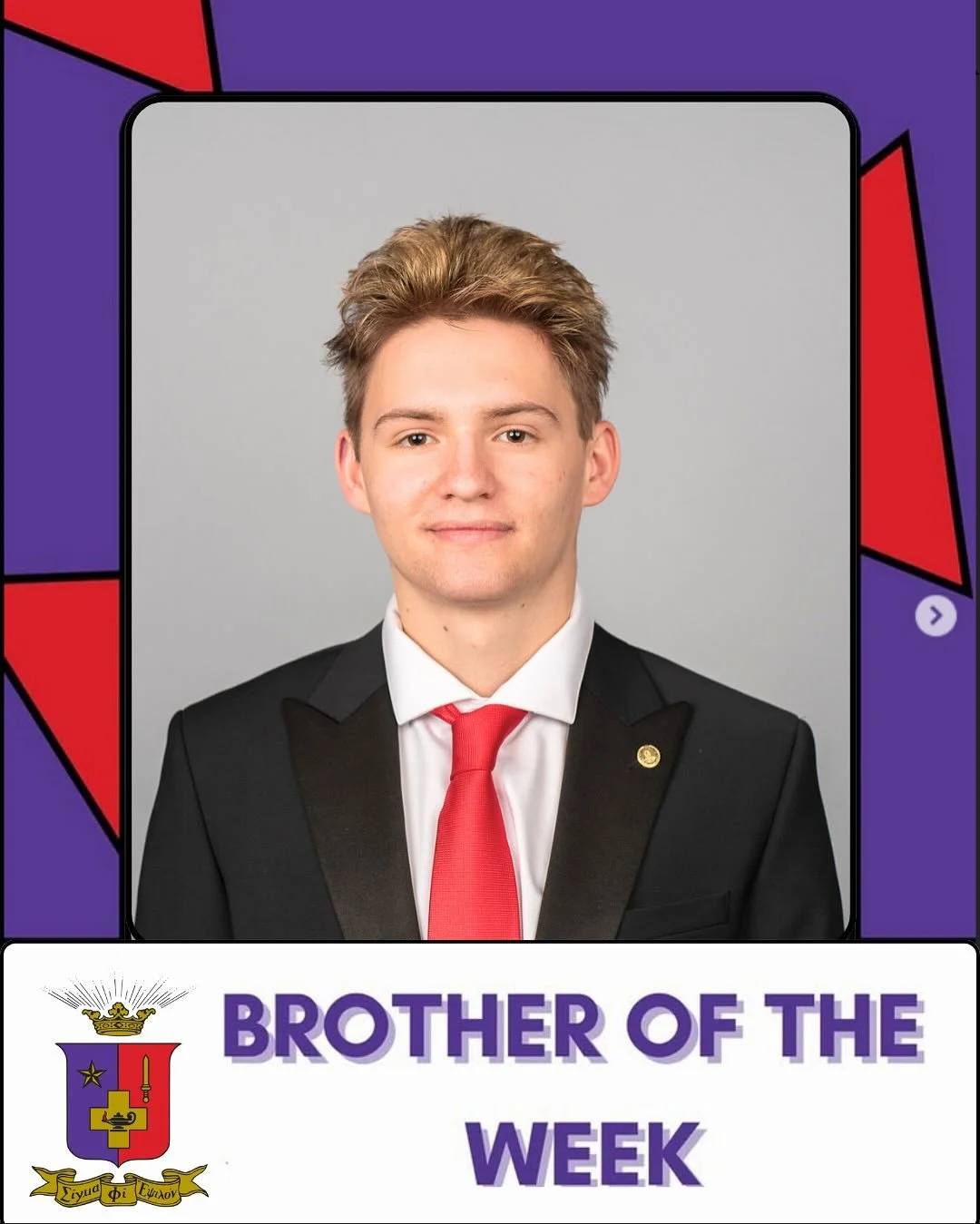 Meet our Brother of the Week, Sam Deputy! Sam’s a Junior from Elkhart,IN studying entrepreneurship. He loves golfing, snowboarding, and traveling. Sam wants to start a defense company in the future. A fun fact about Sam is that he has done 75 h