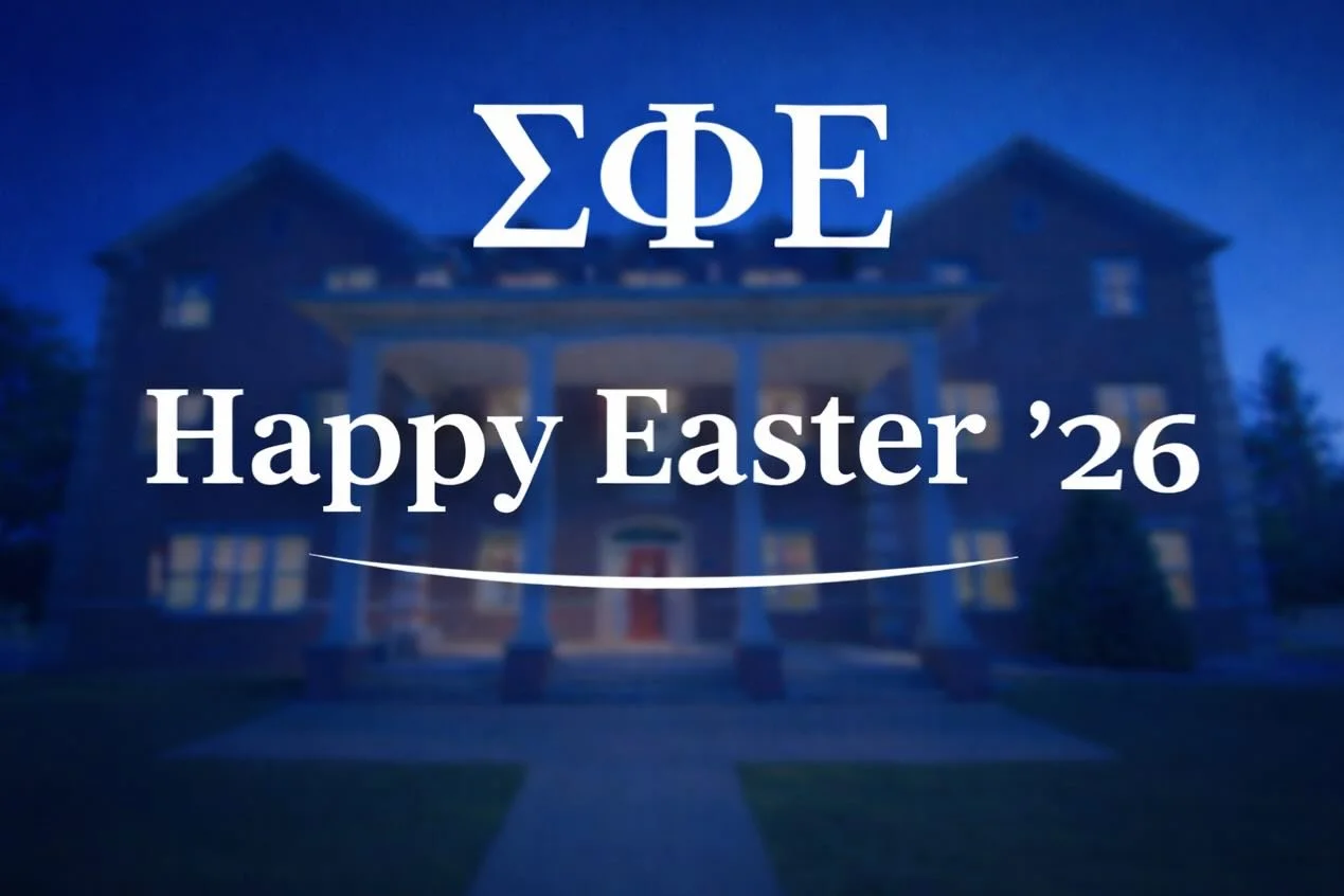 Happy Easter from the brothers of Sigma Phi Epsilon ✝️🐣
Wishing everyone a day full of family, faith, and good vibes.
💜❤️💛