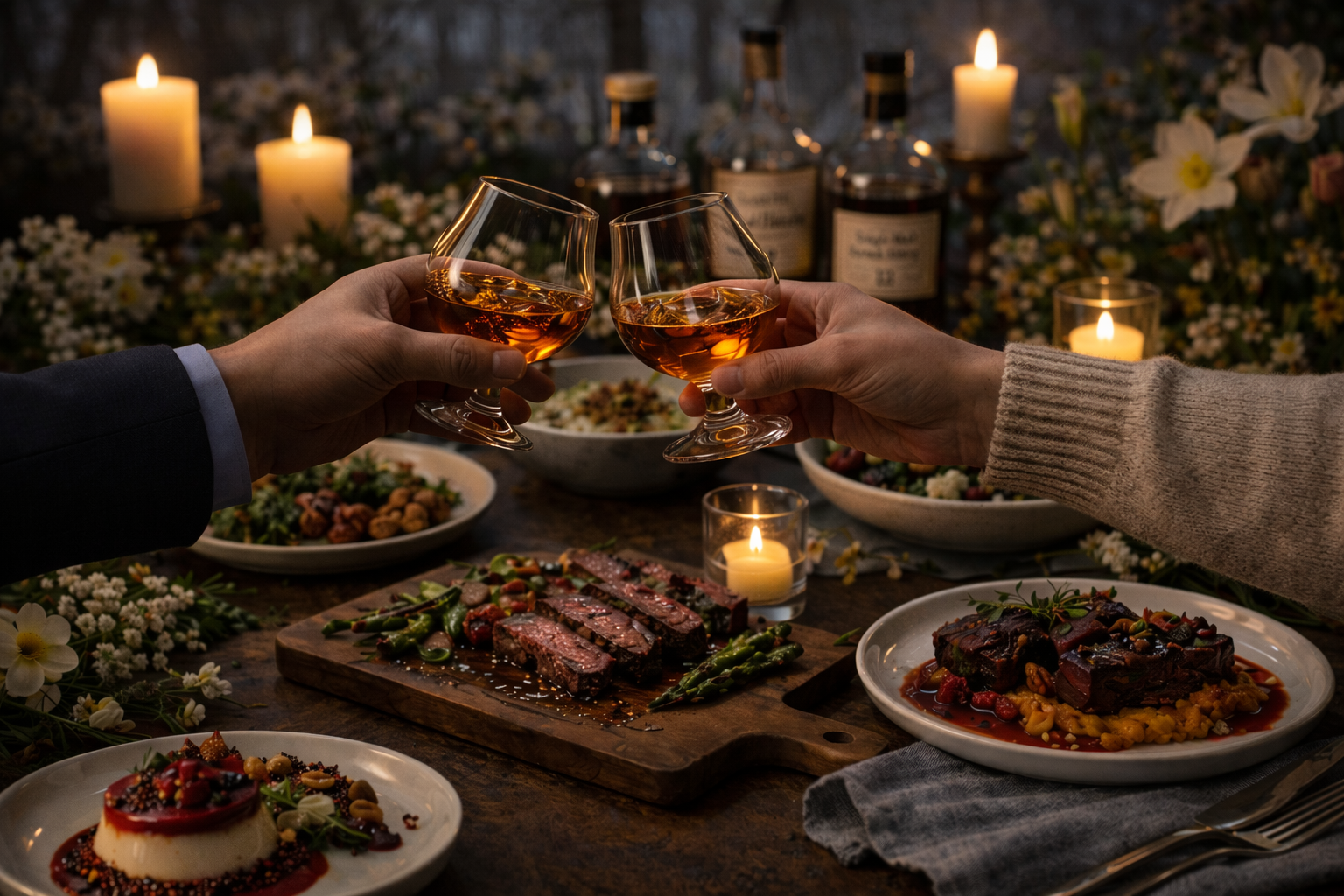 Ode to Winter                                       Whiskey Pairing Dinner                                     with Virginia Distillery Company