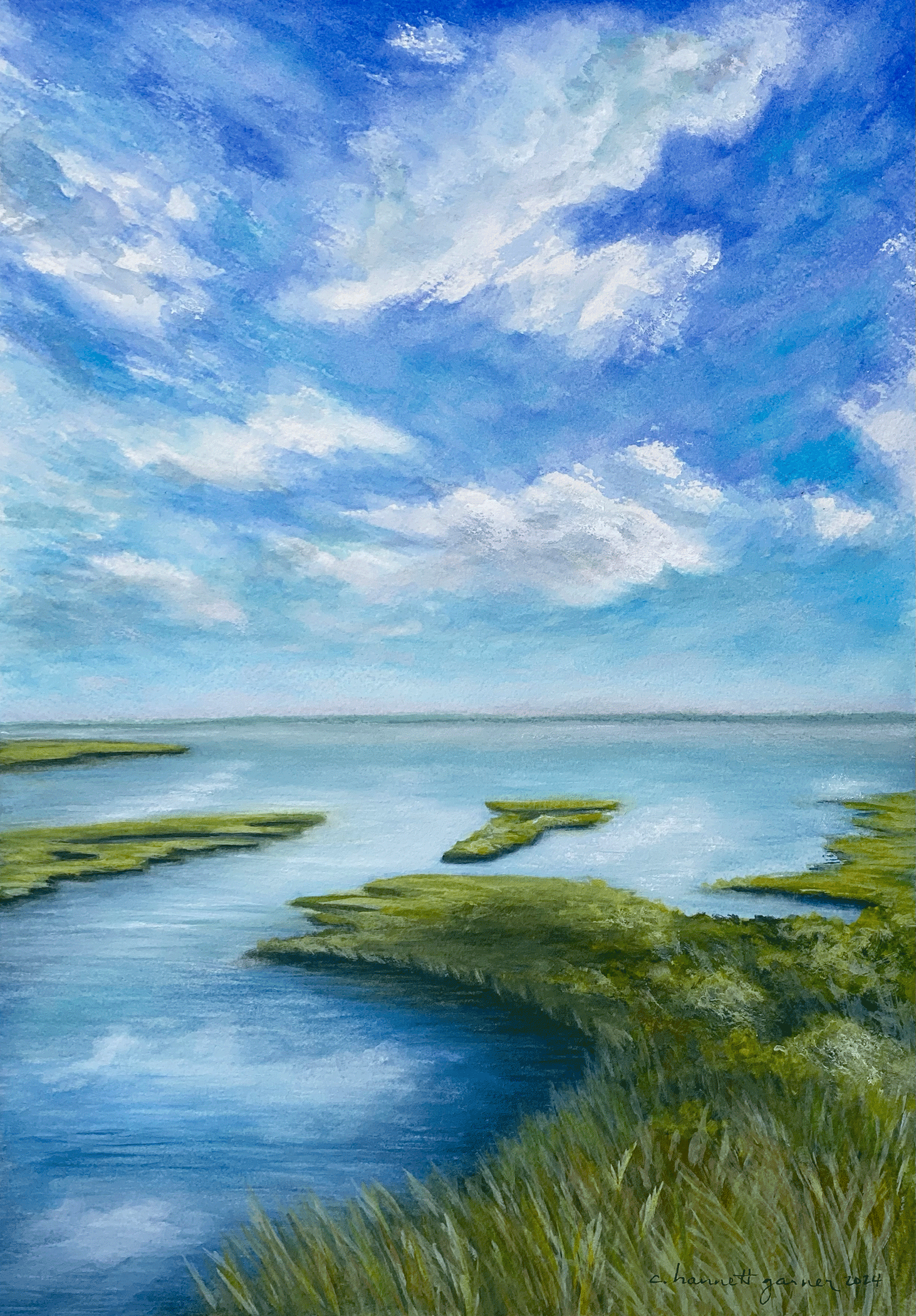 Blue Skies over Assawoman Bay