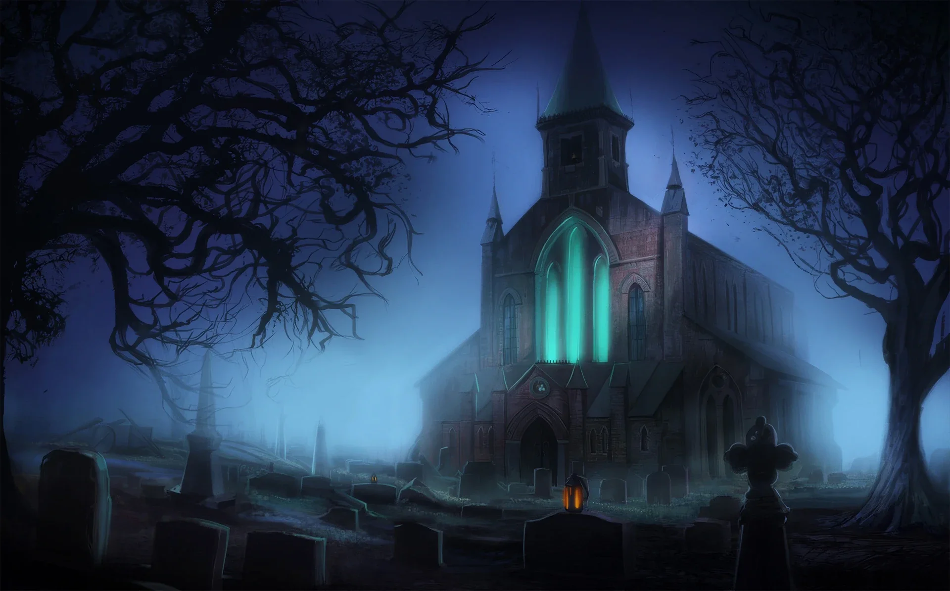 Haunted Cathedral for City of Heroes Halloween Event