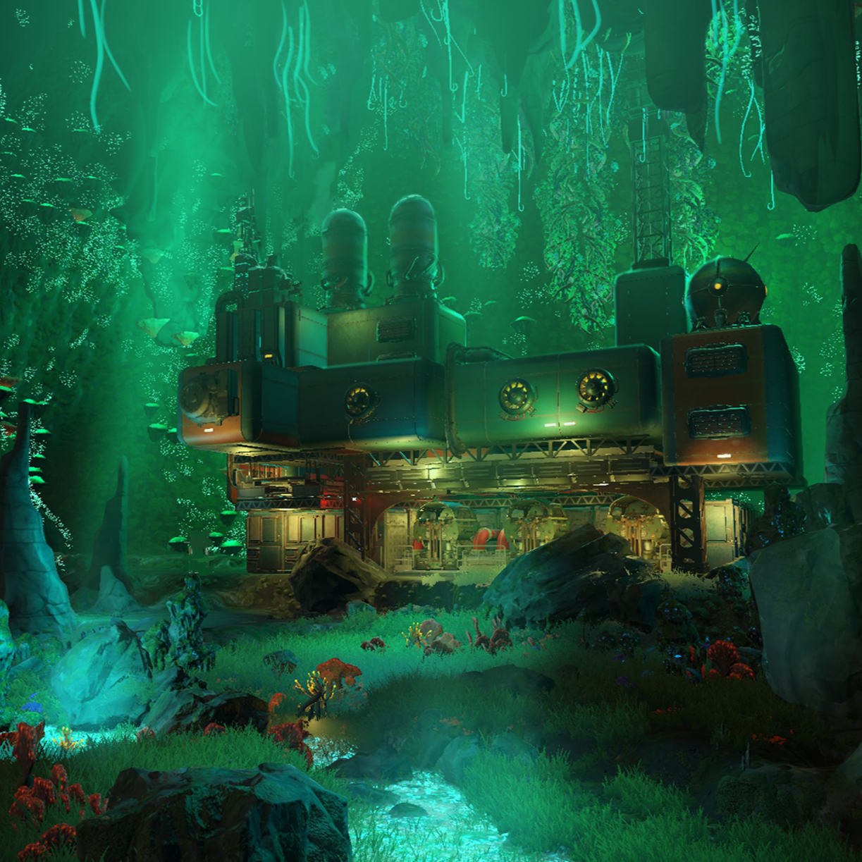 Techtonica Environment Art