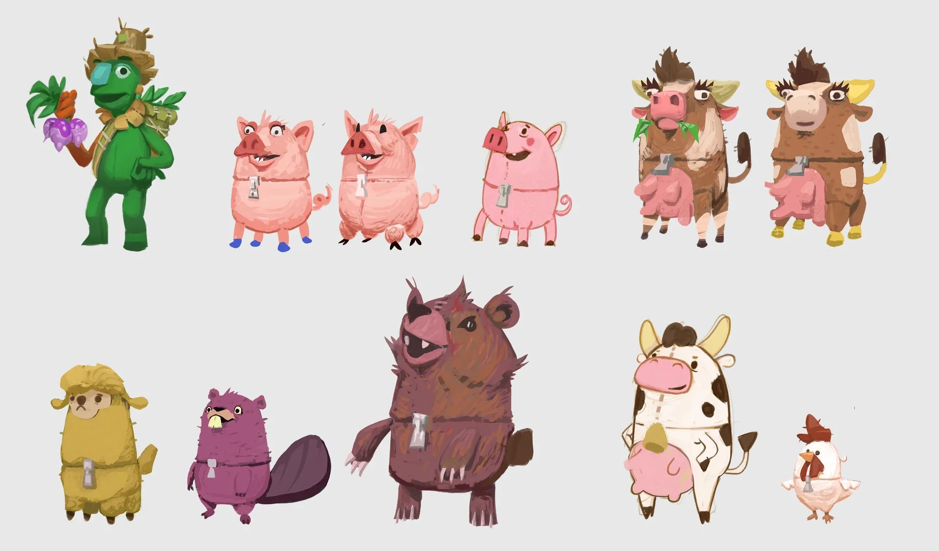 Farm Animal Expression Concept for Unreleased Project