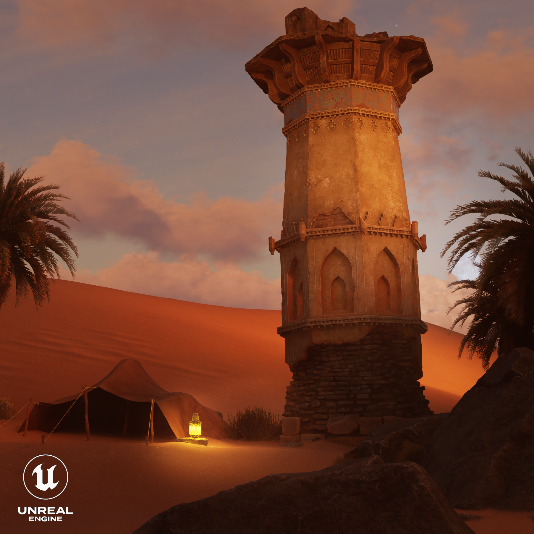 Desert Tower Environment
