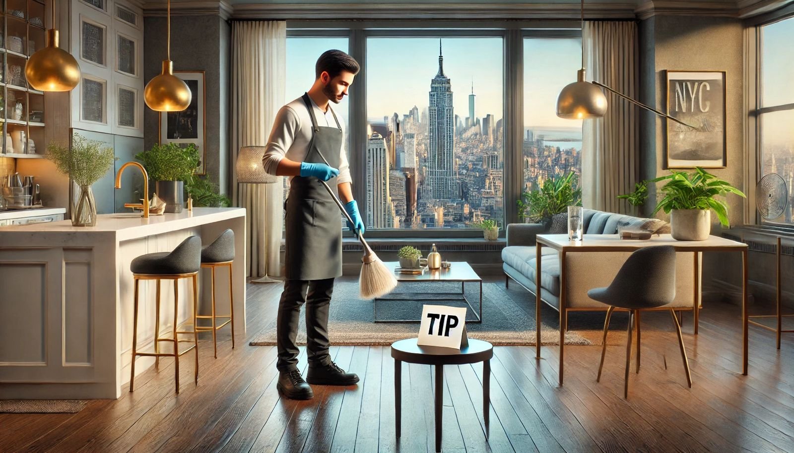 How much do you tip a house cleaner in NYC?