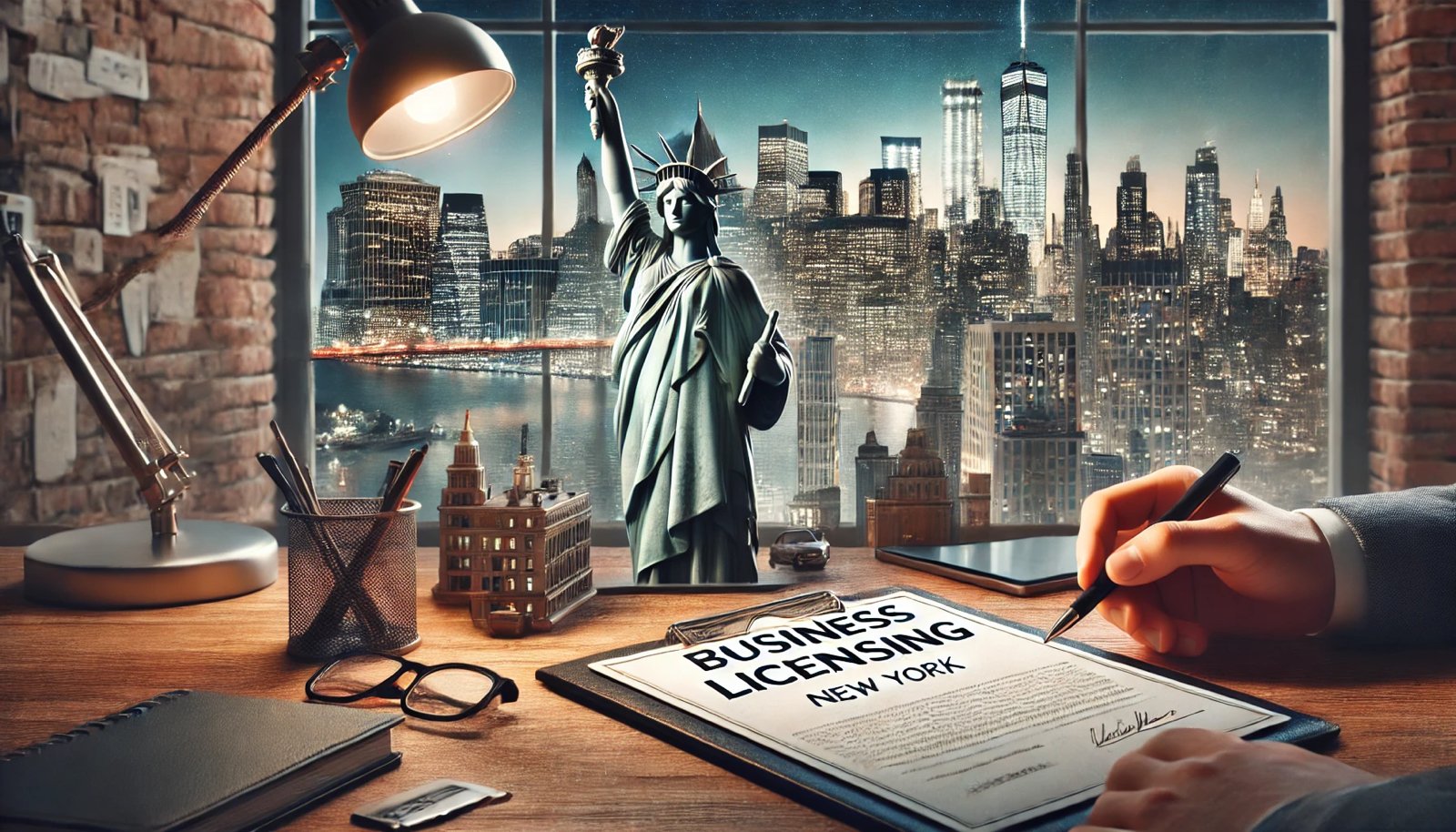 How much is a business license in NY?