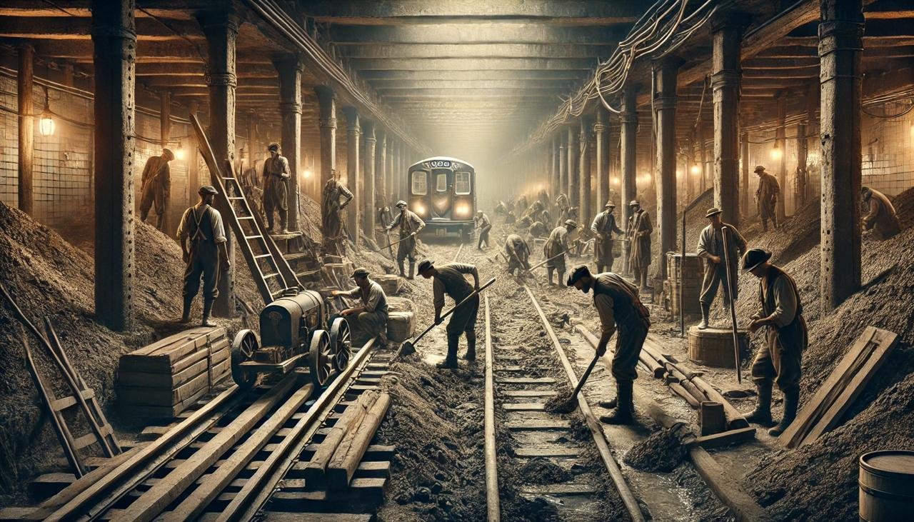 How did they dig the NYC subway?
