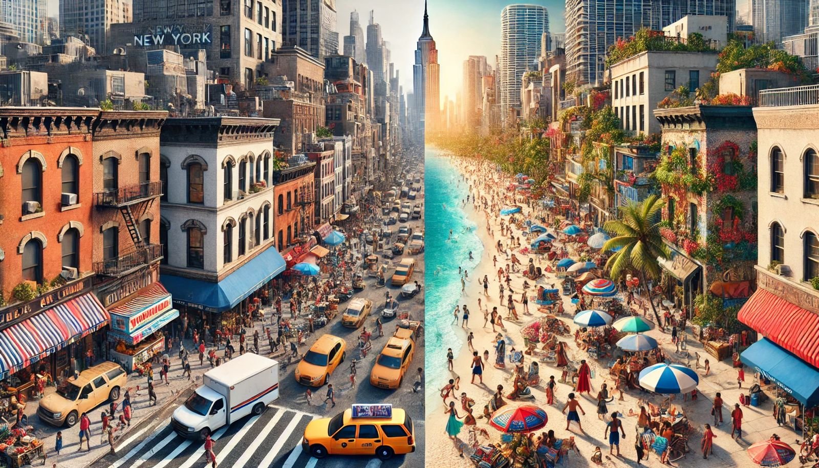 Is New York more diverse than Miami?