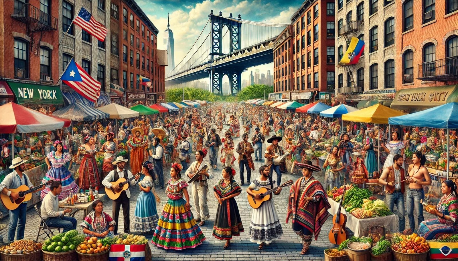 What are the top 5 Hispanic groups in NYC?