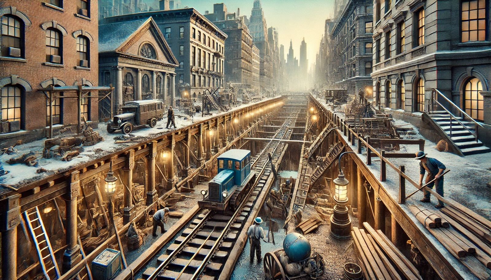 Who built the NYC subway?