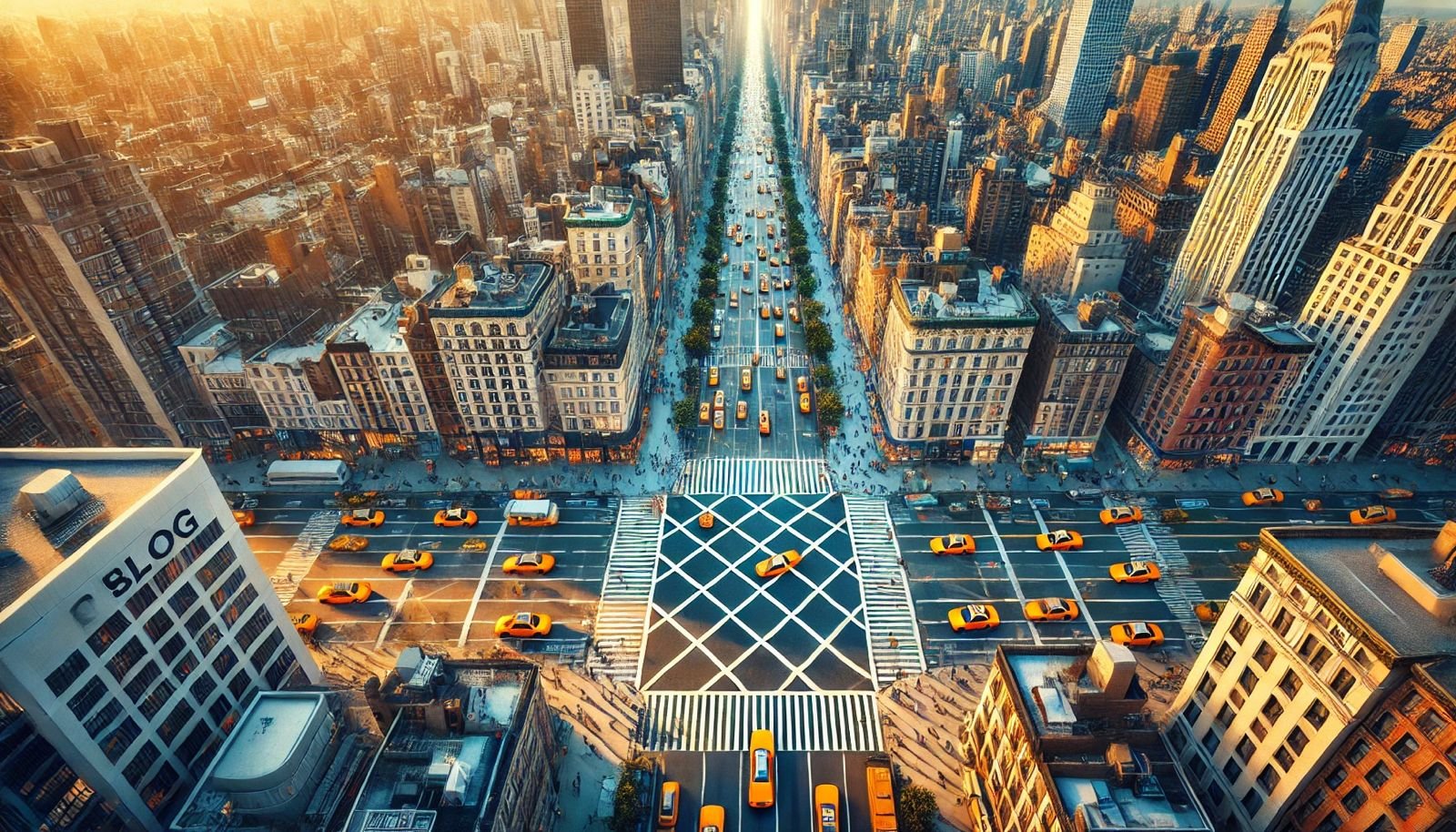 Who designed the streets of Manhattan?