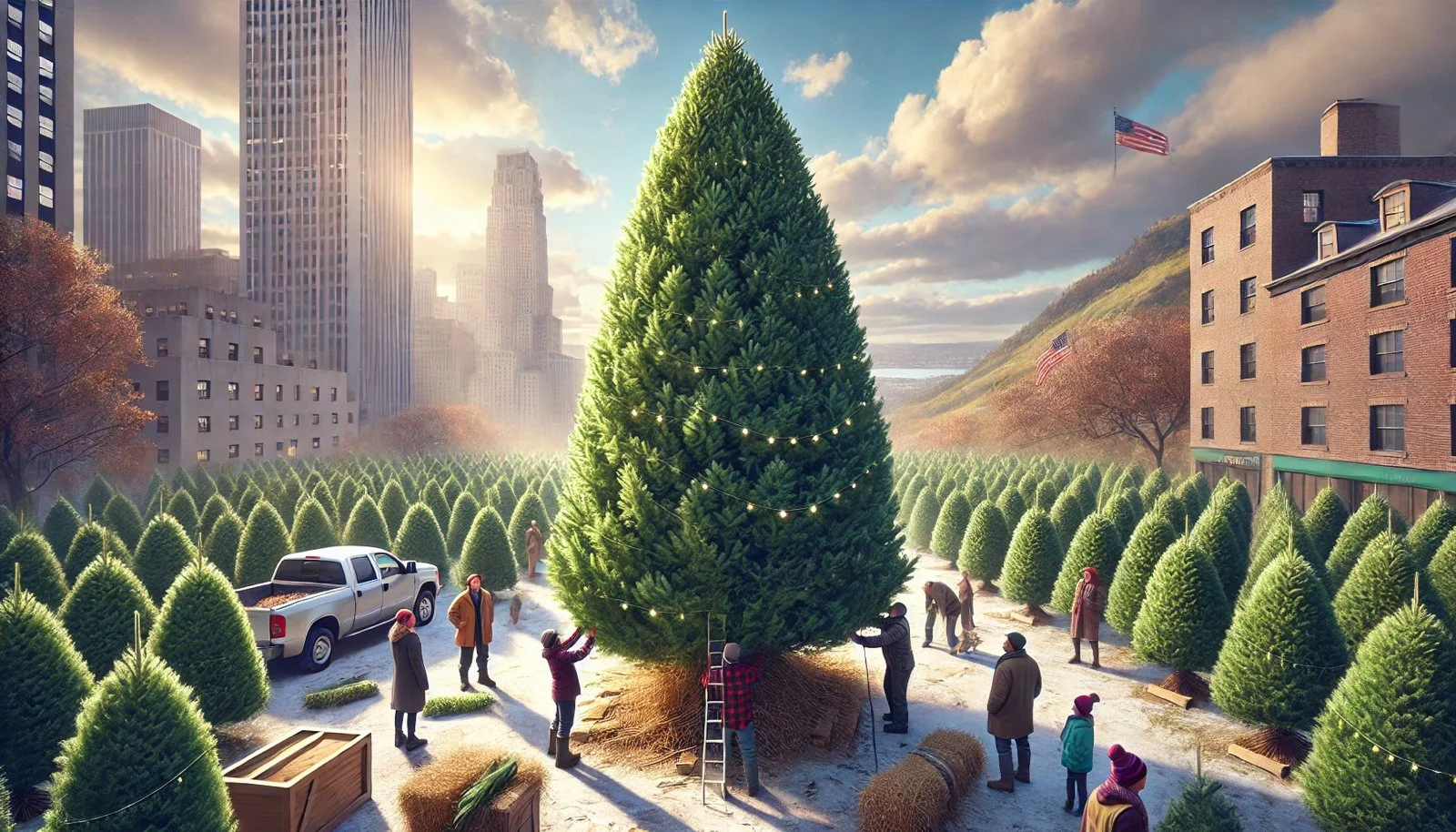 How does Rockefeller tree get picked?