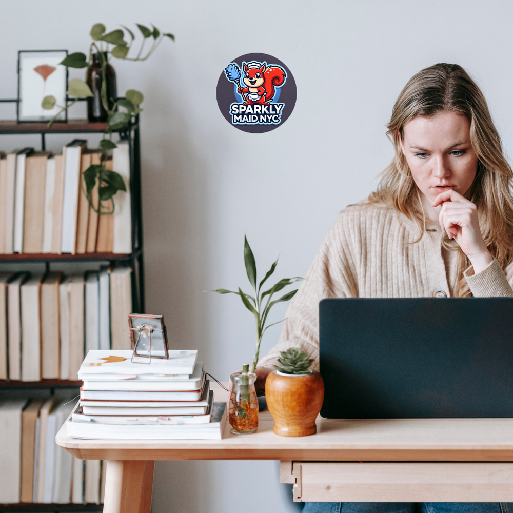 NYC client choosing cleaning services online with Sparkly Maid NYC