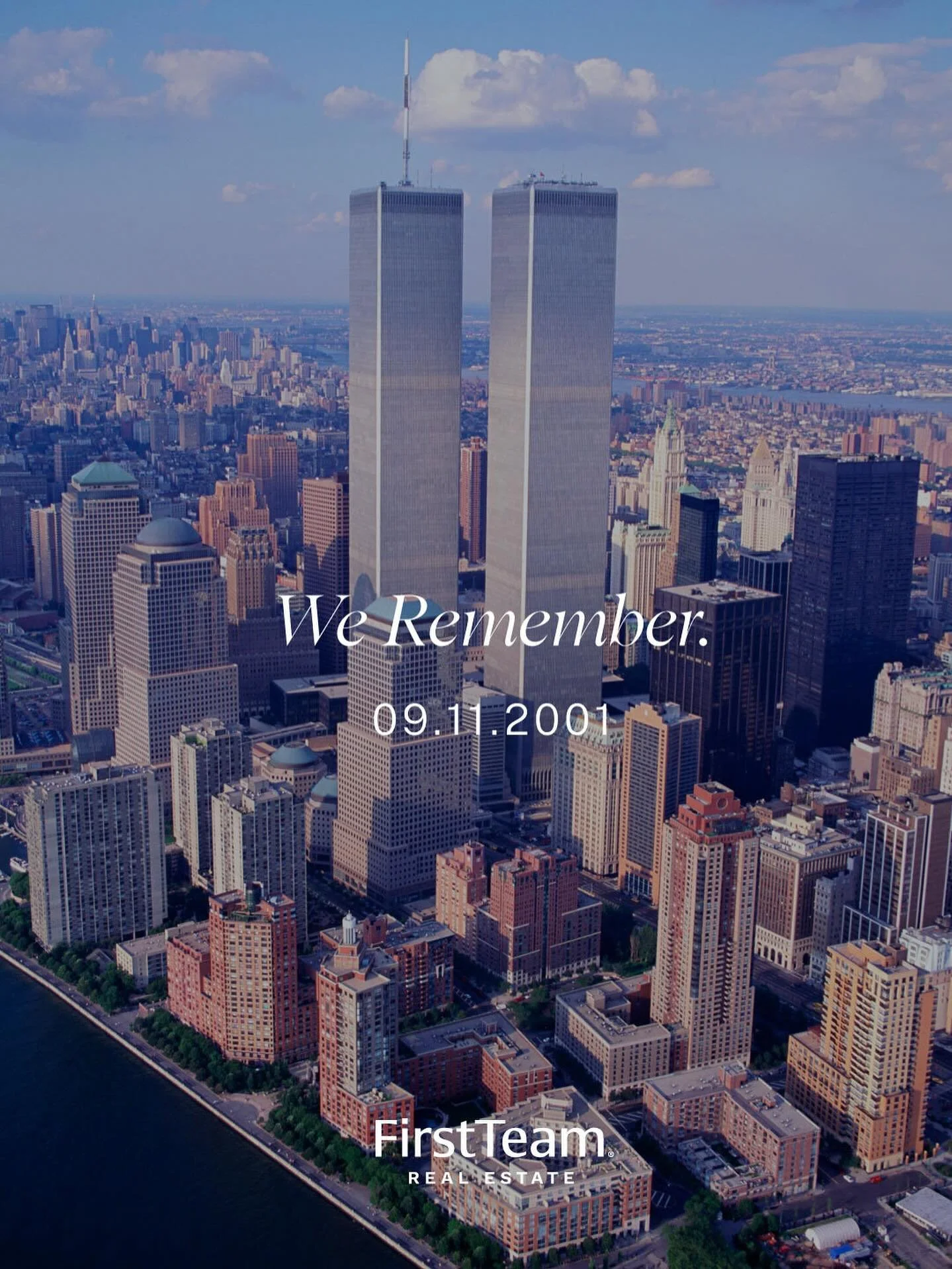Today, we honor the memory of those we lost, the heroes who rose, and the resilience that followed. We will never forget.
#NeverForget #September11 #WeRemember #FirstTeamRealEstate