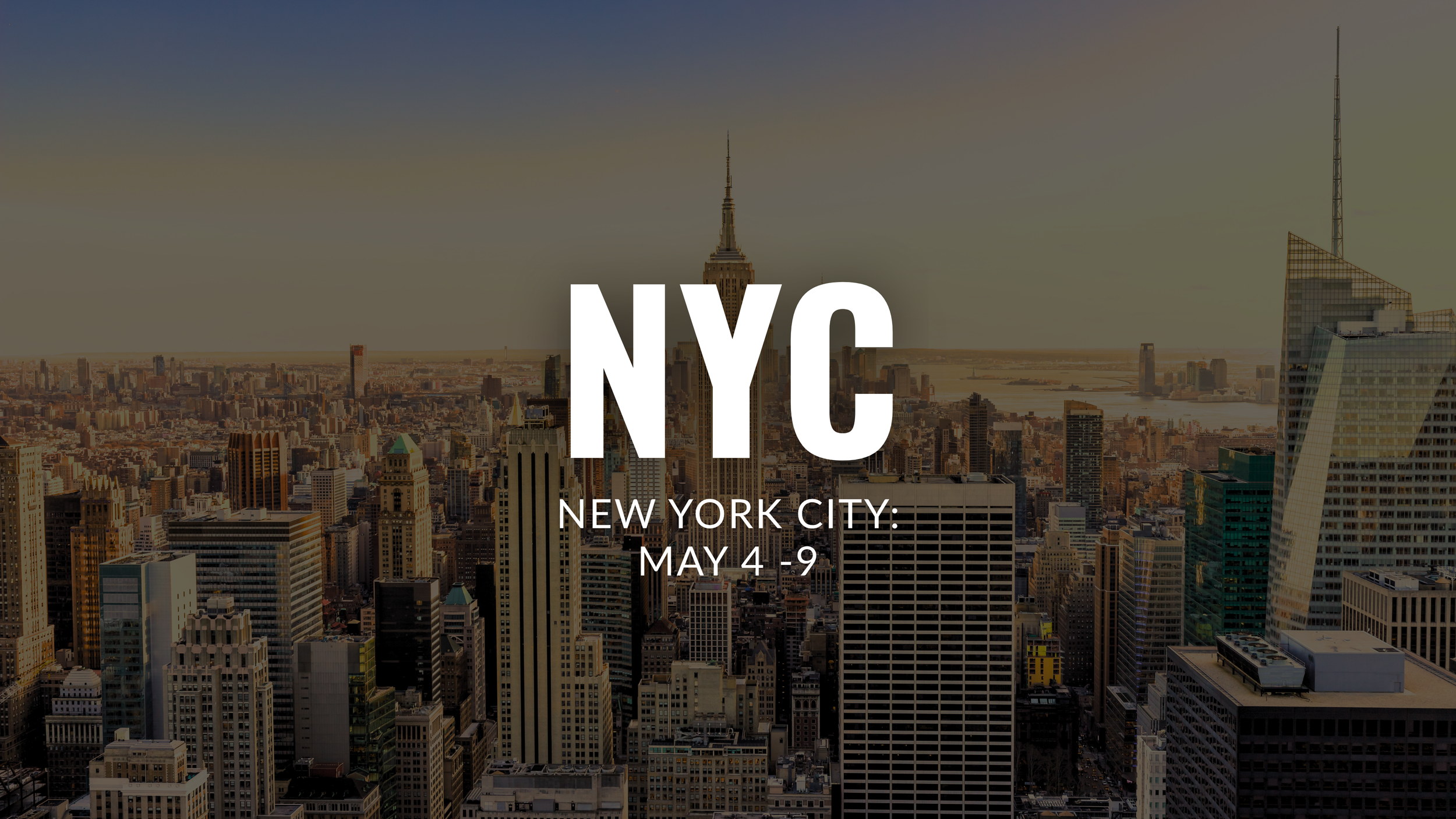 Back in NYC!