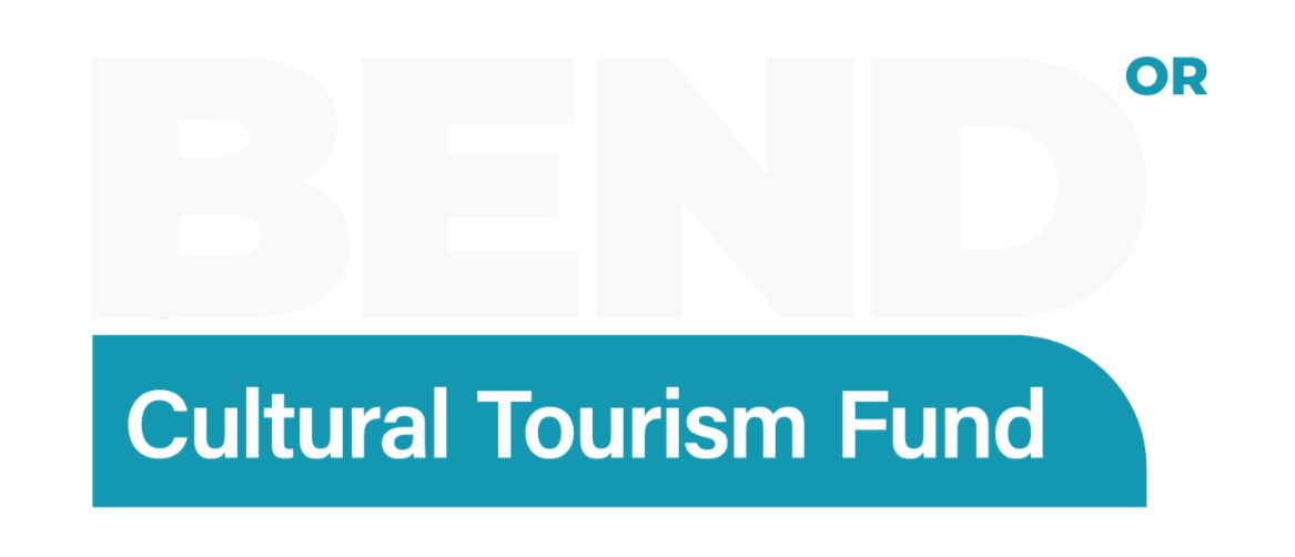 Logo with the text "BEND OR" in large font and "Cultural Tourism Fund" below in smaller font.