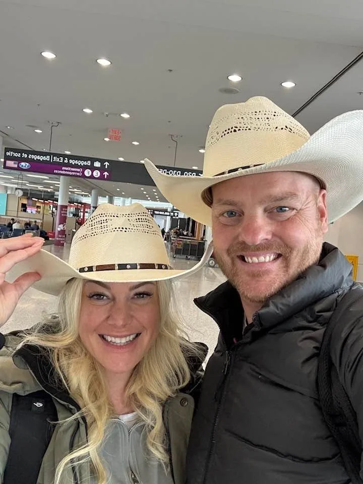 Flying out to Calgary for the weekend to close a deal with my favourite investor Katherine McLaren @kittykatkittykatt