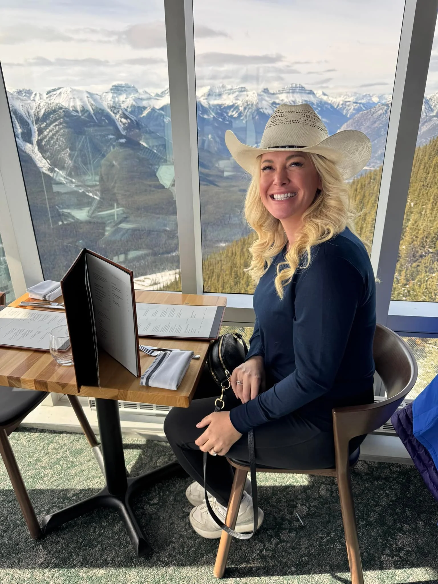 Just having lunch with my favourite investor Katherine Elizabeth on top of a mountain. Wow! What a beautiful creation we get to live in! Hallelujah! Glory be to God!