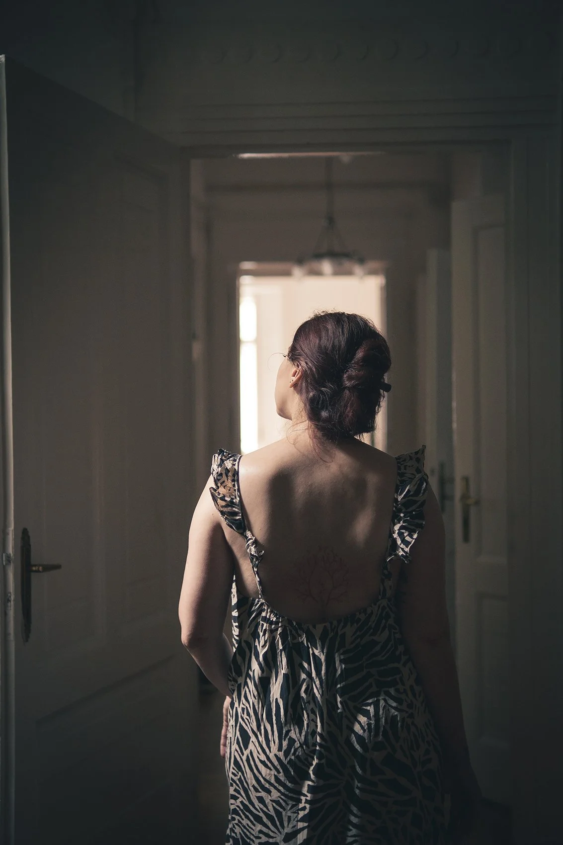 in the hallway