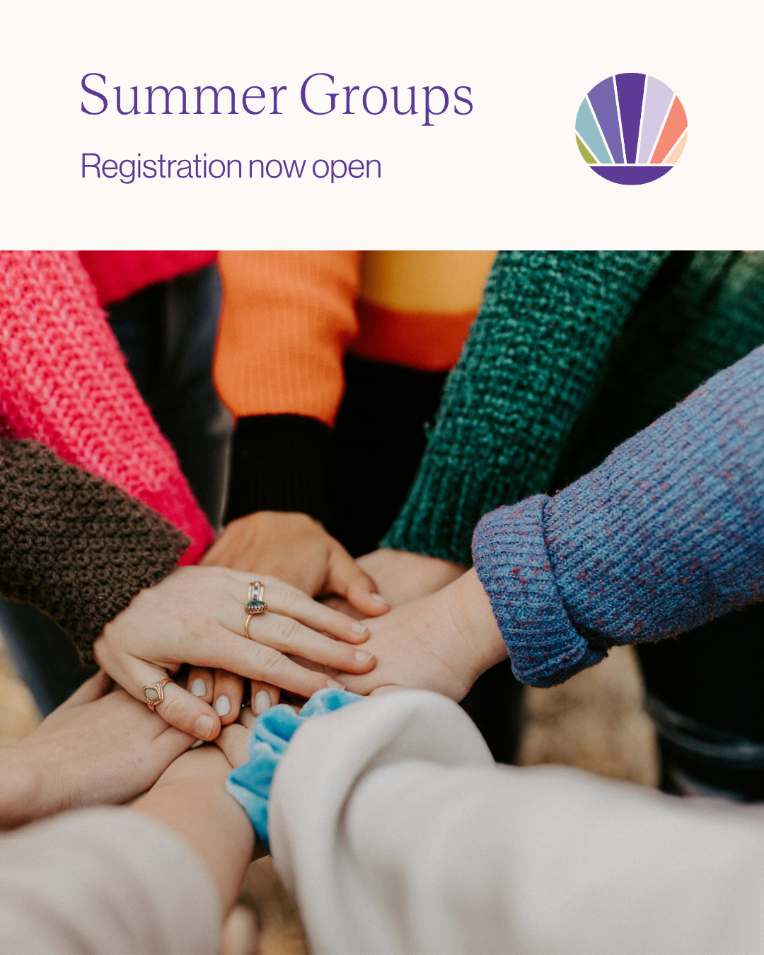 Late Spring &amp; Summer Group Registration 