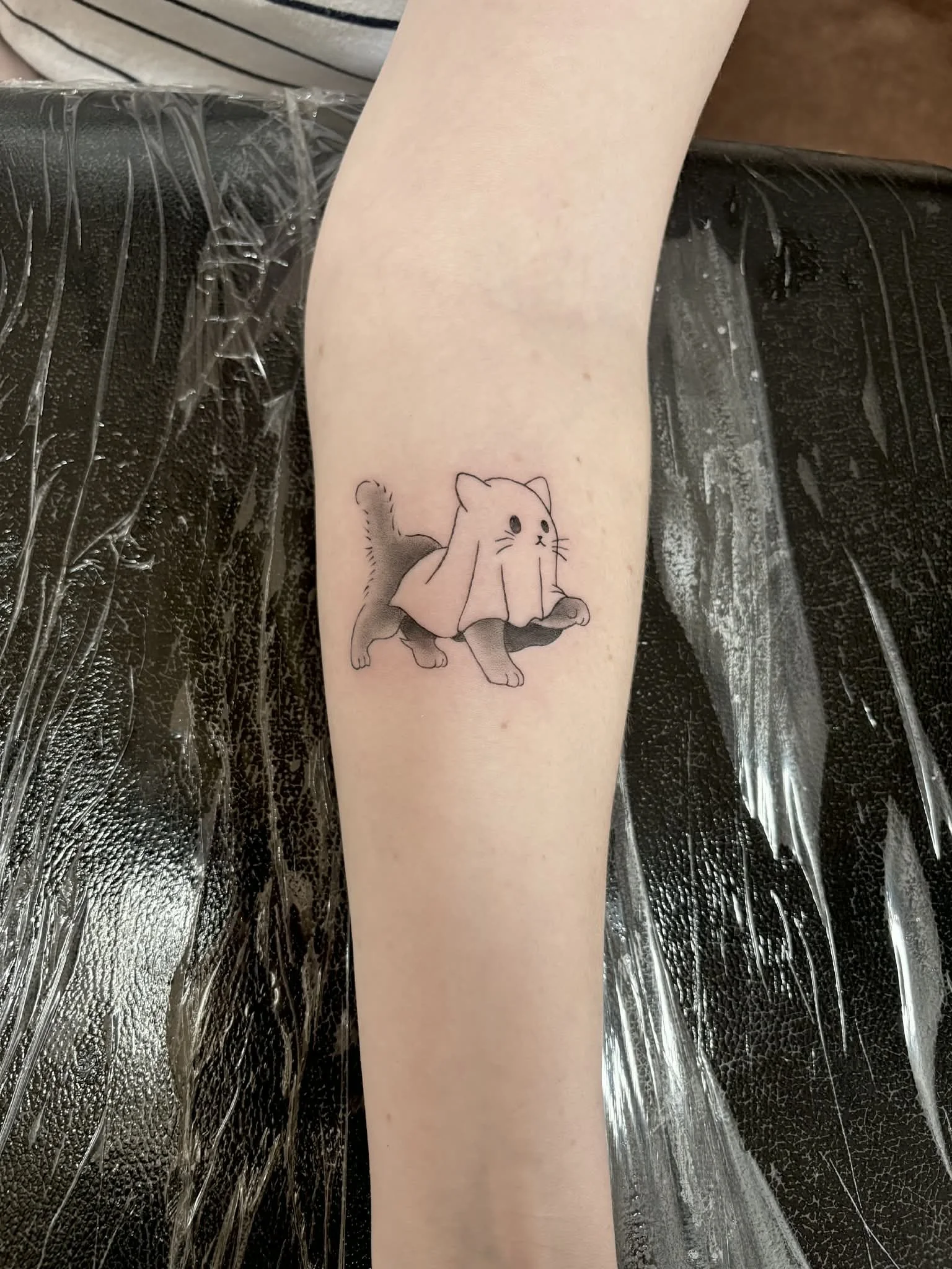 Fine line custom tattoo