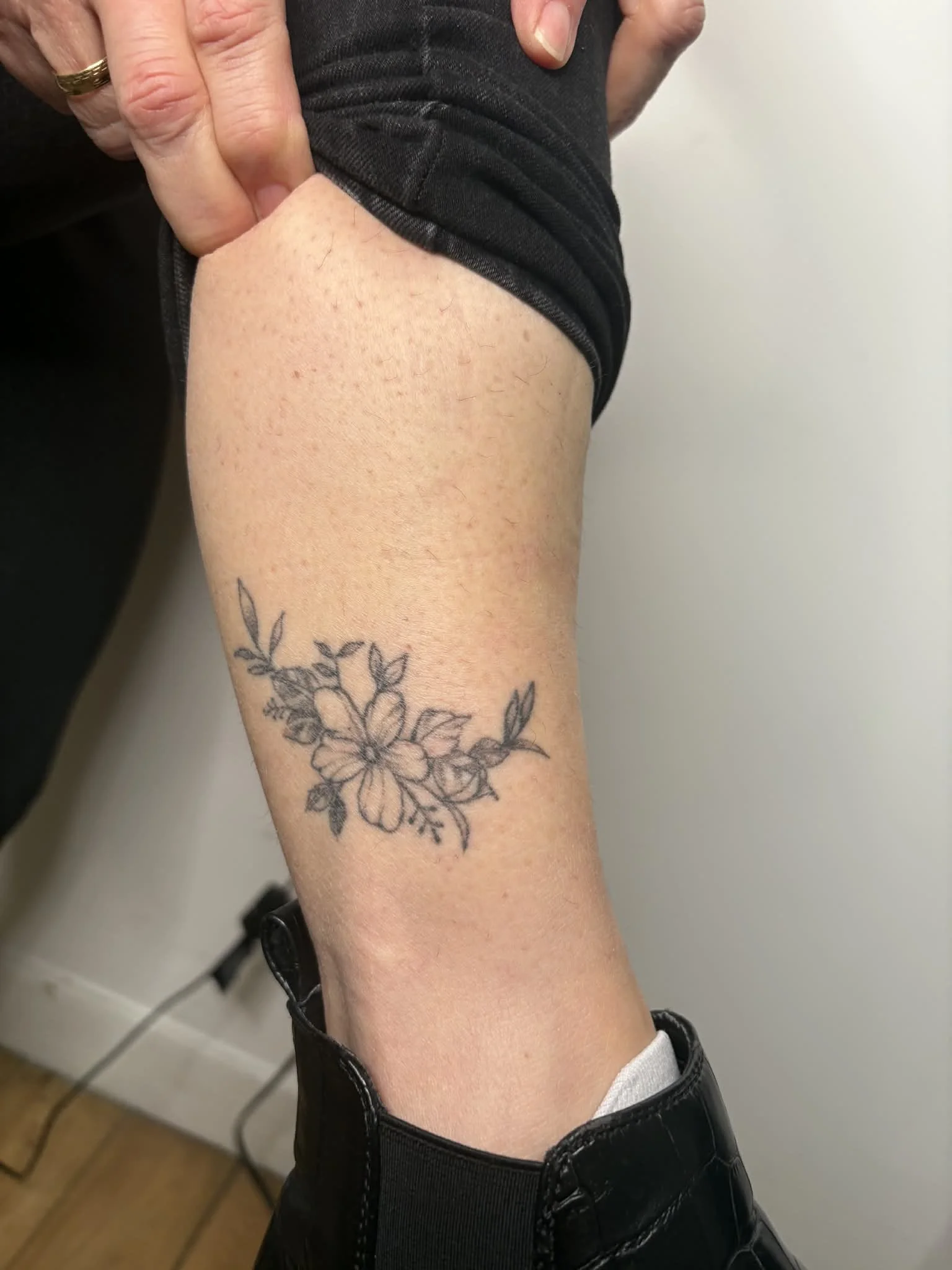 healed small tattoo