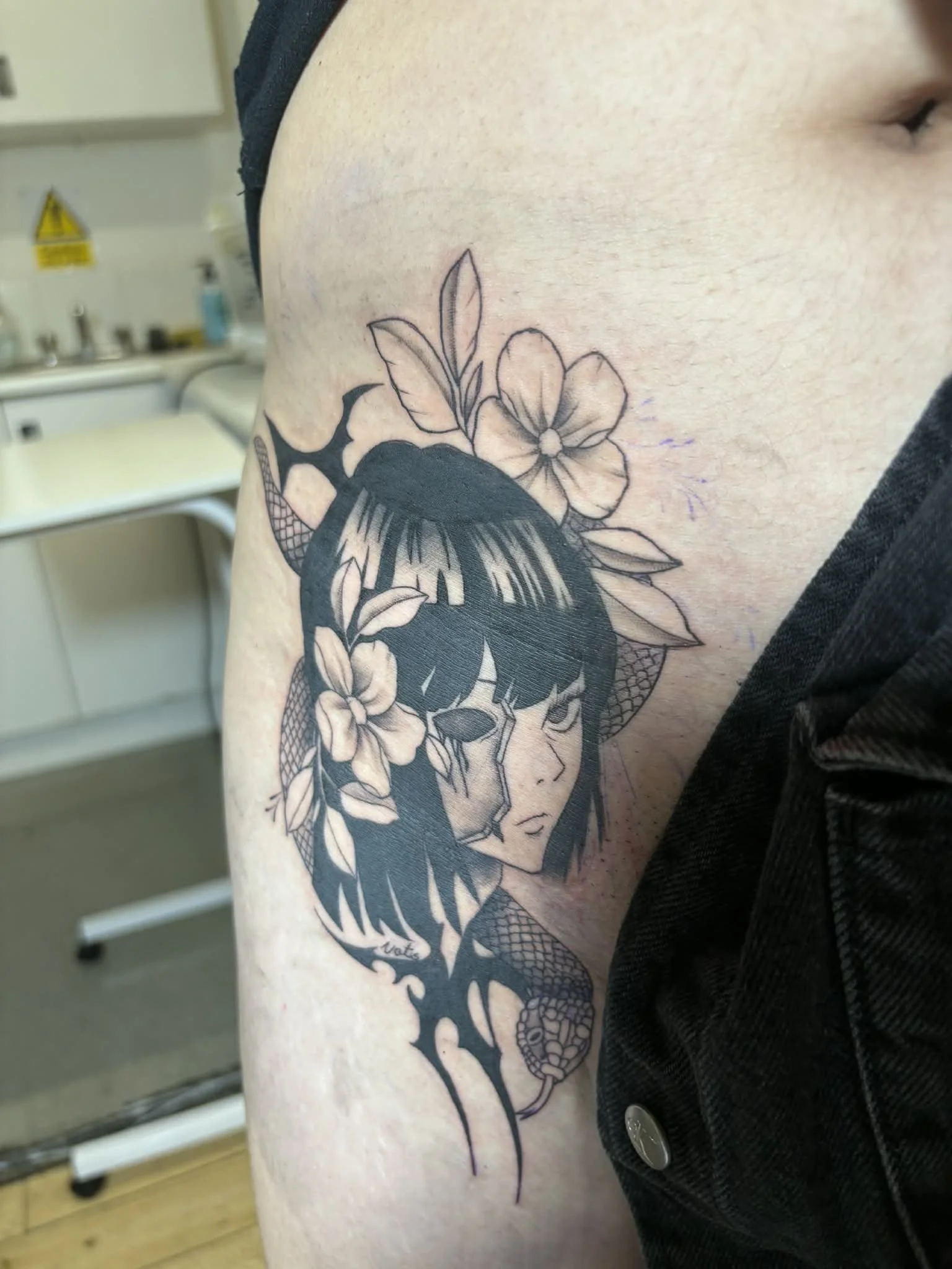 Custom anime tattoo artist in Bristol