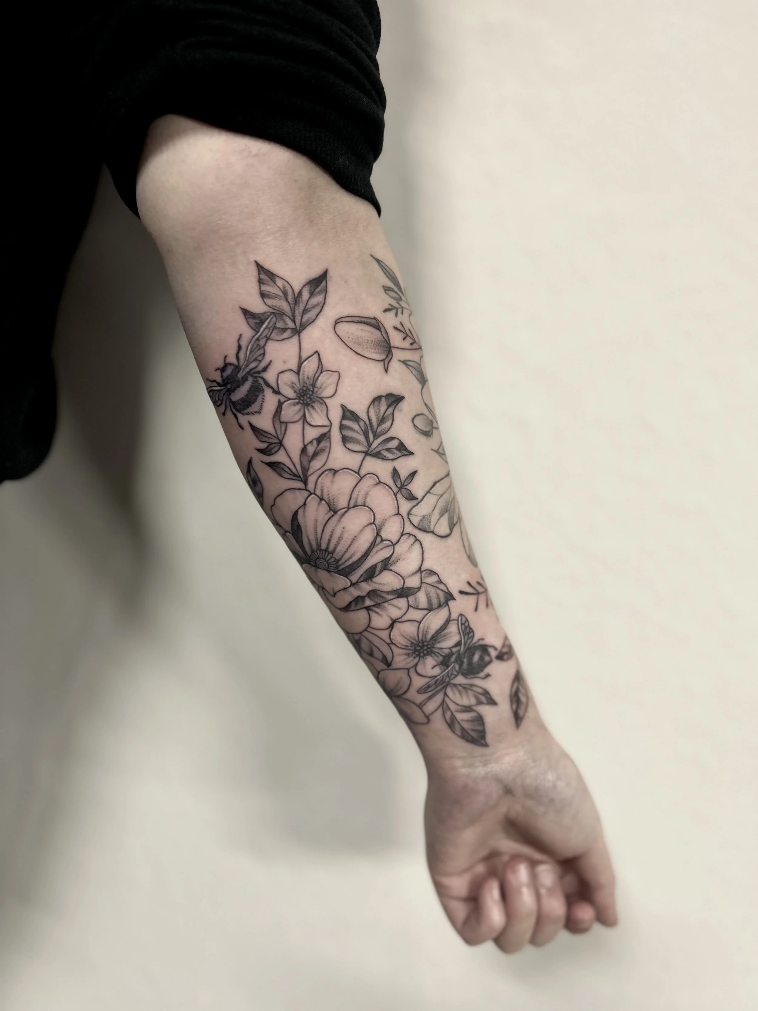 Floral tattoo 