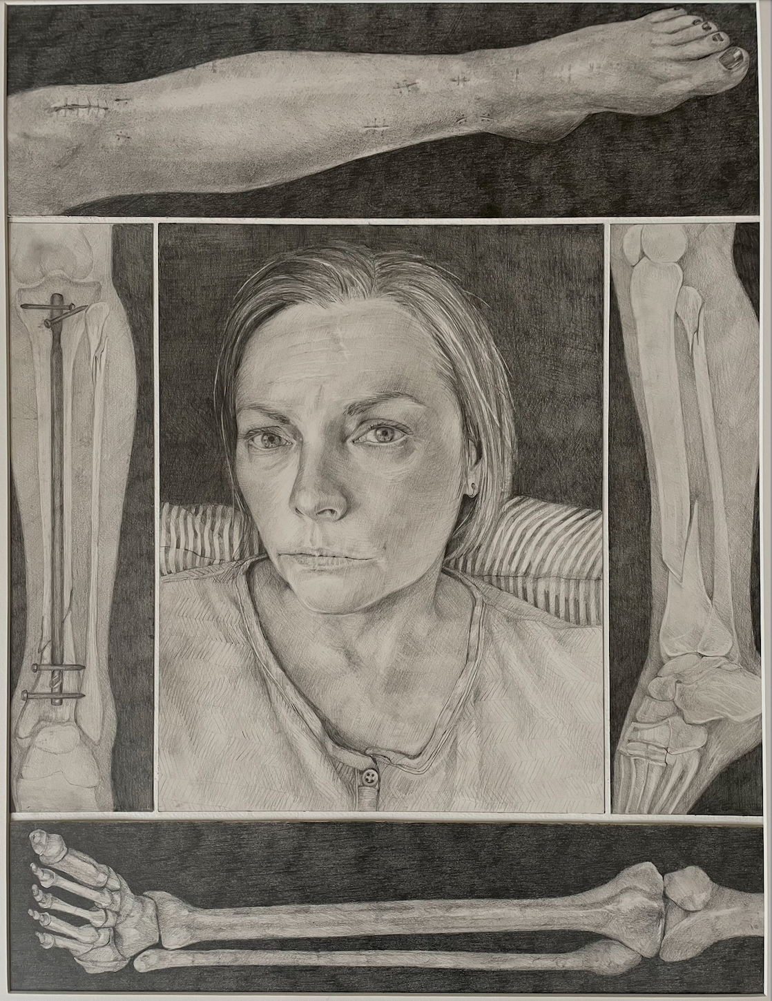 New Hardware Installed. Pencil on paper and card.