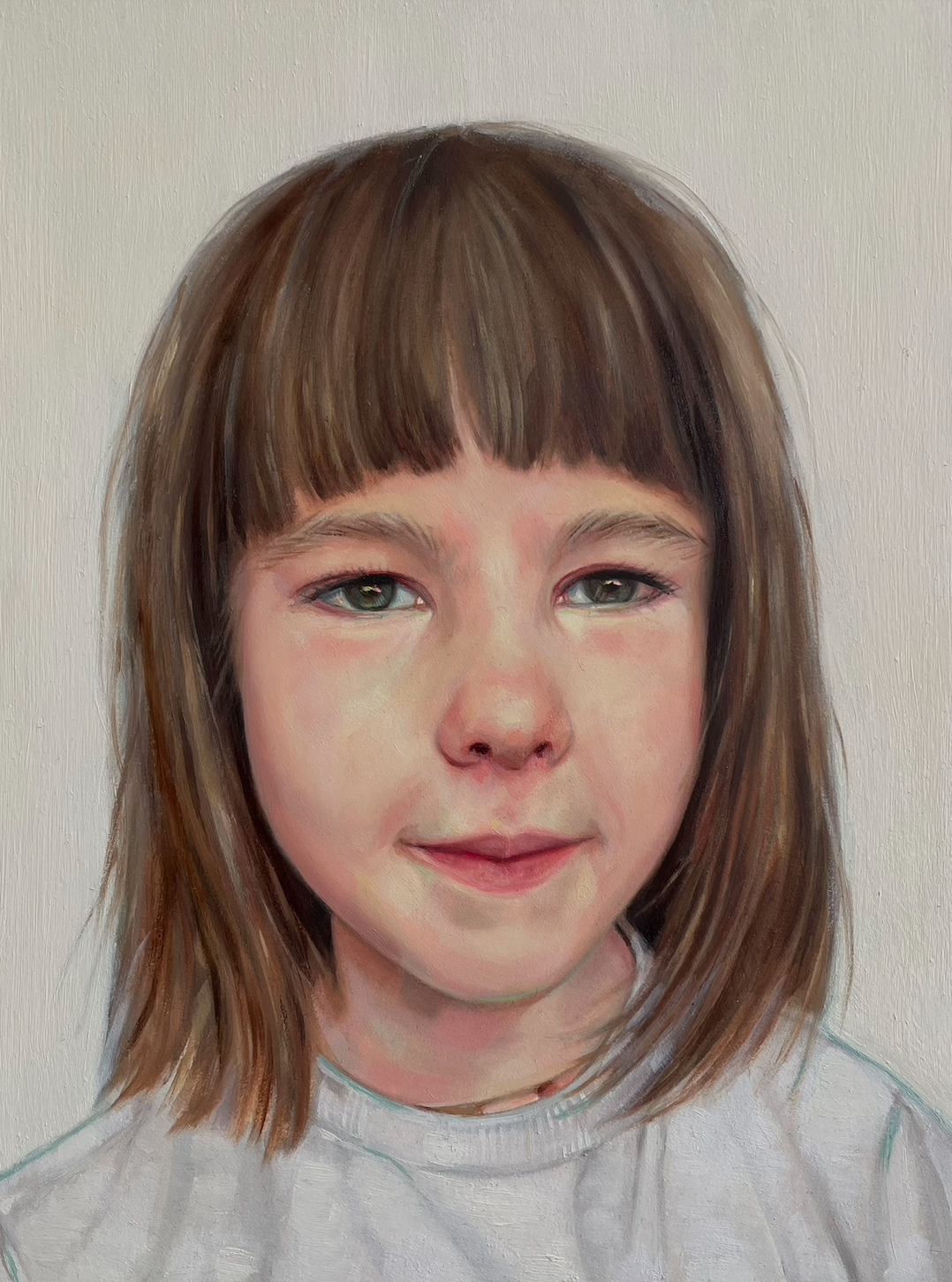 Oil on paper on wood panel. 15 x 20 cm