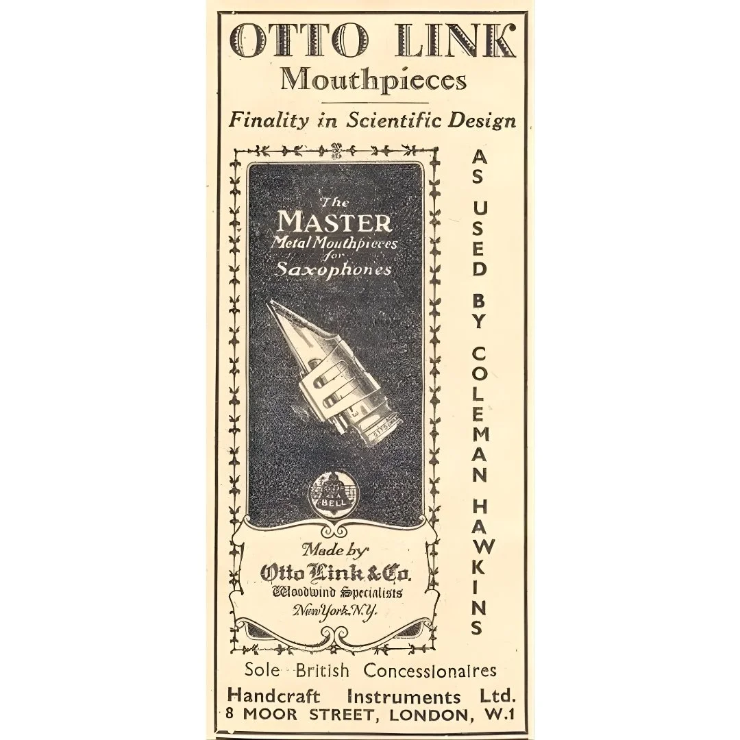 A window into the early-1930s Master era of Otto Link, when &ldquo;finality in scientific design&rdquo; met the expressive sound of players like Coleman Hawkins.

These Master metal mouthpieces carried the craftsmanship, precision, and tonal depth th