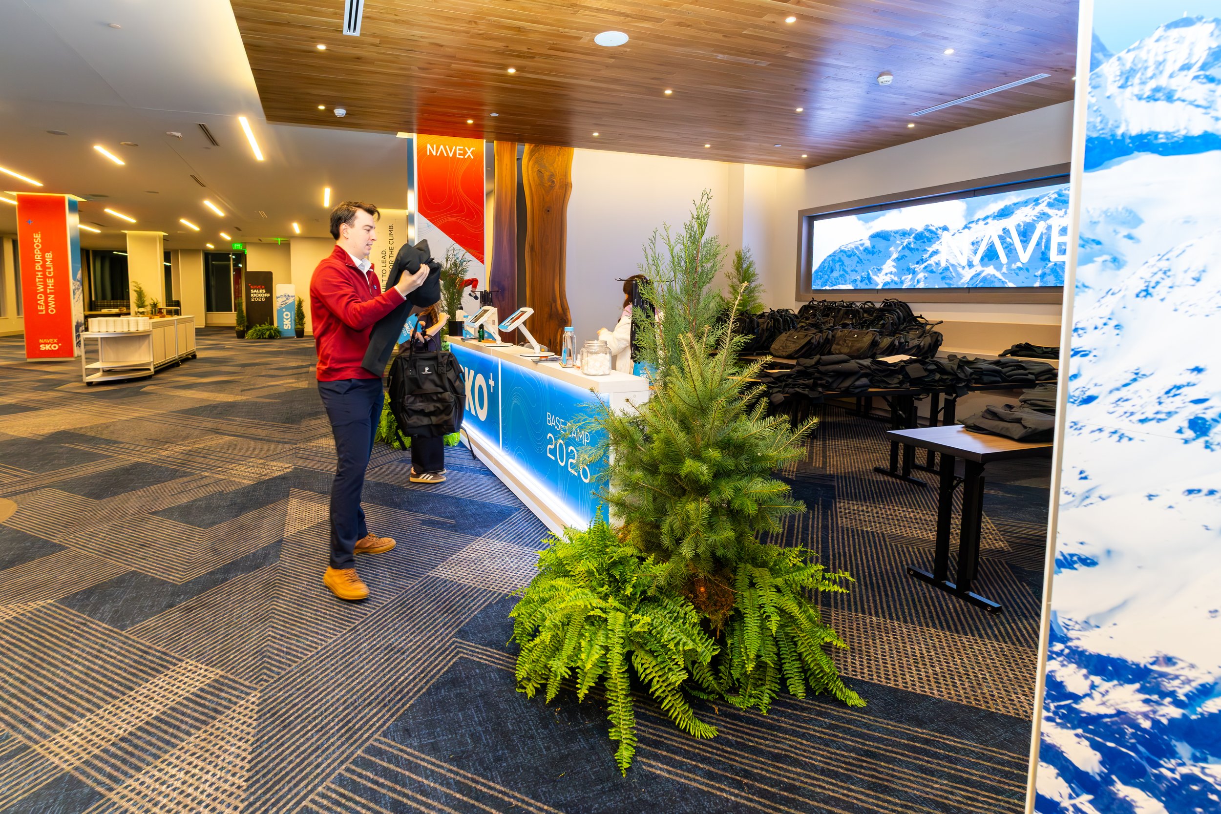 Registration desk