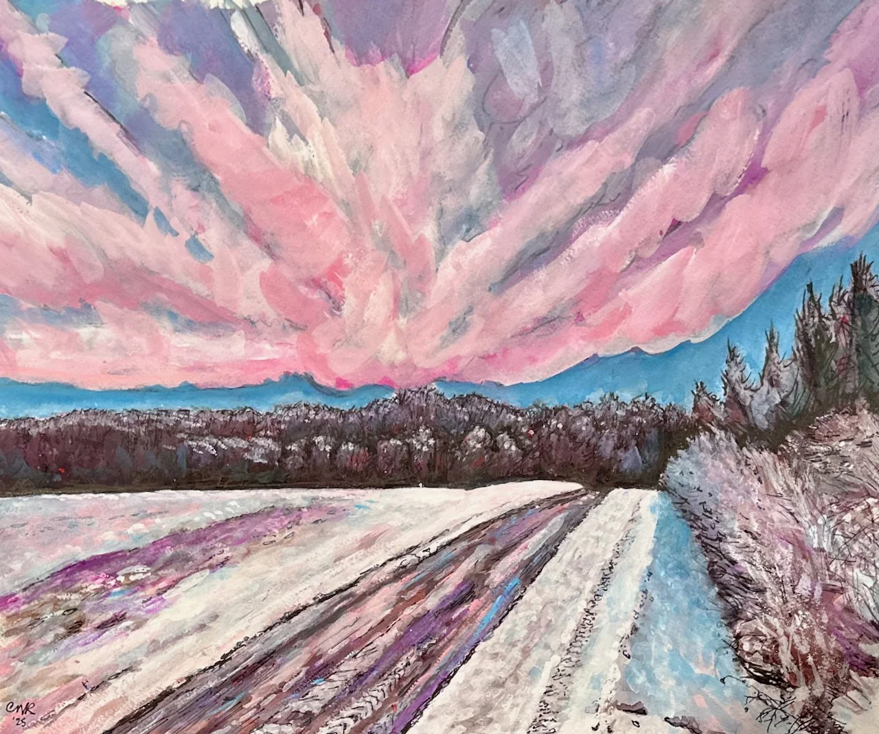 Stowell Road Sunrise Cuba NY