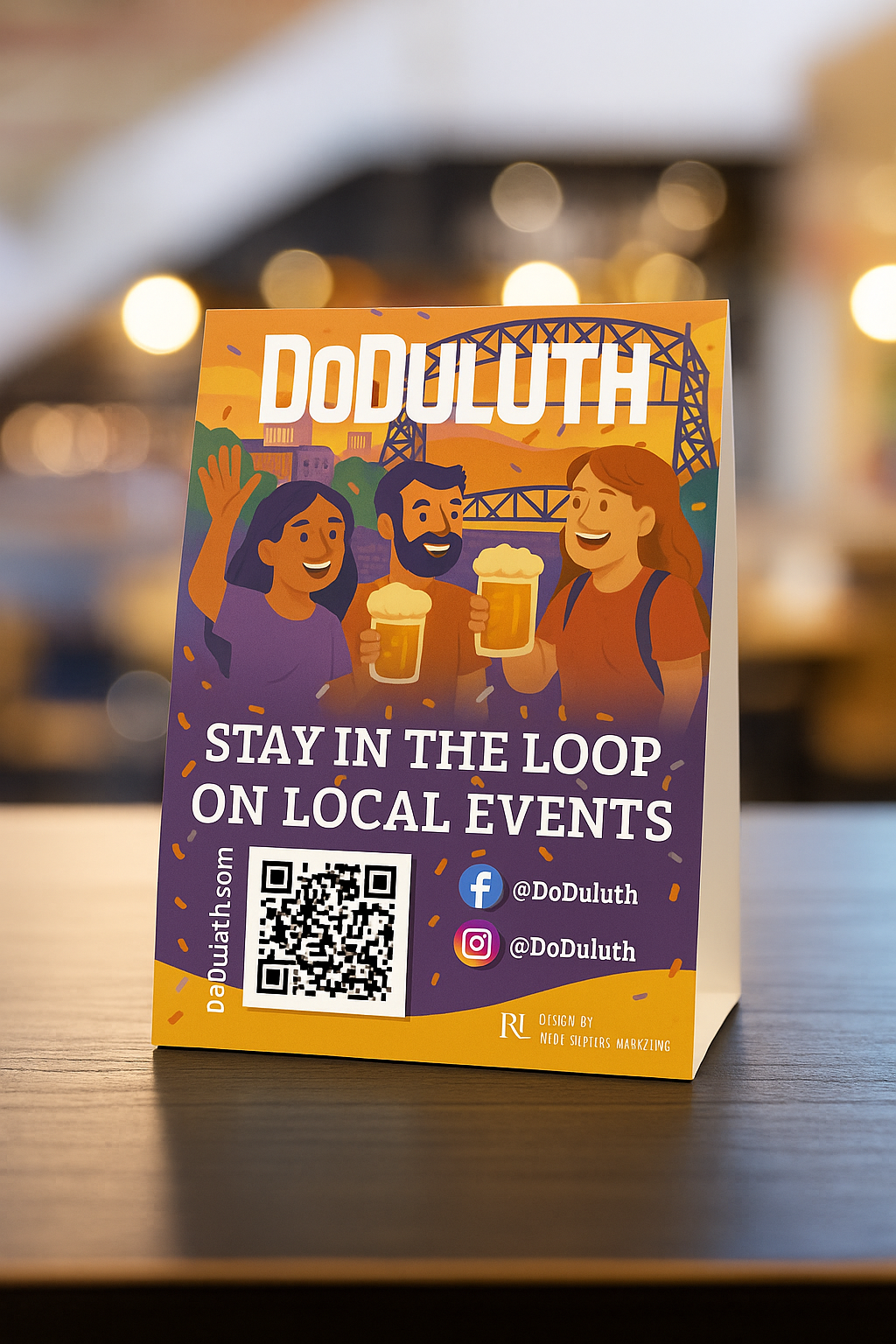 Mockup Image of the Table Tent