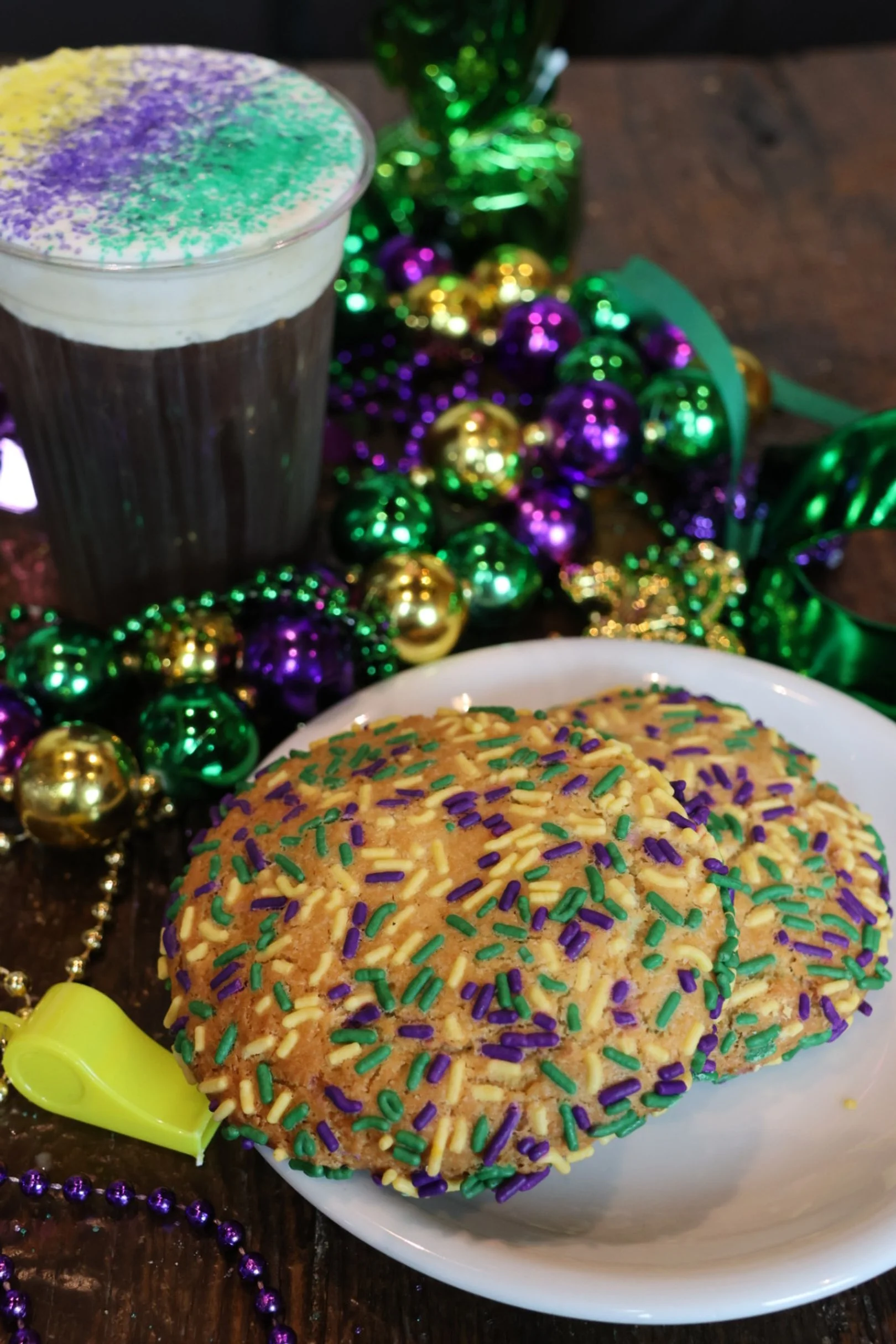 king cake sugar cookie
