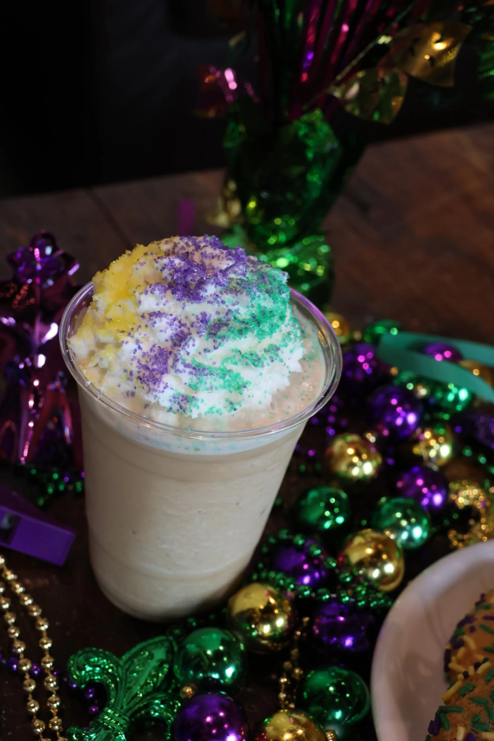 king cake frappe