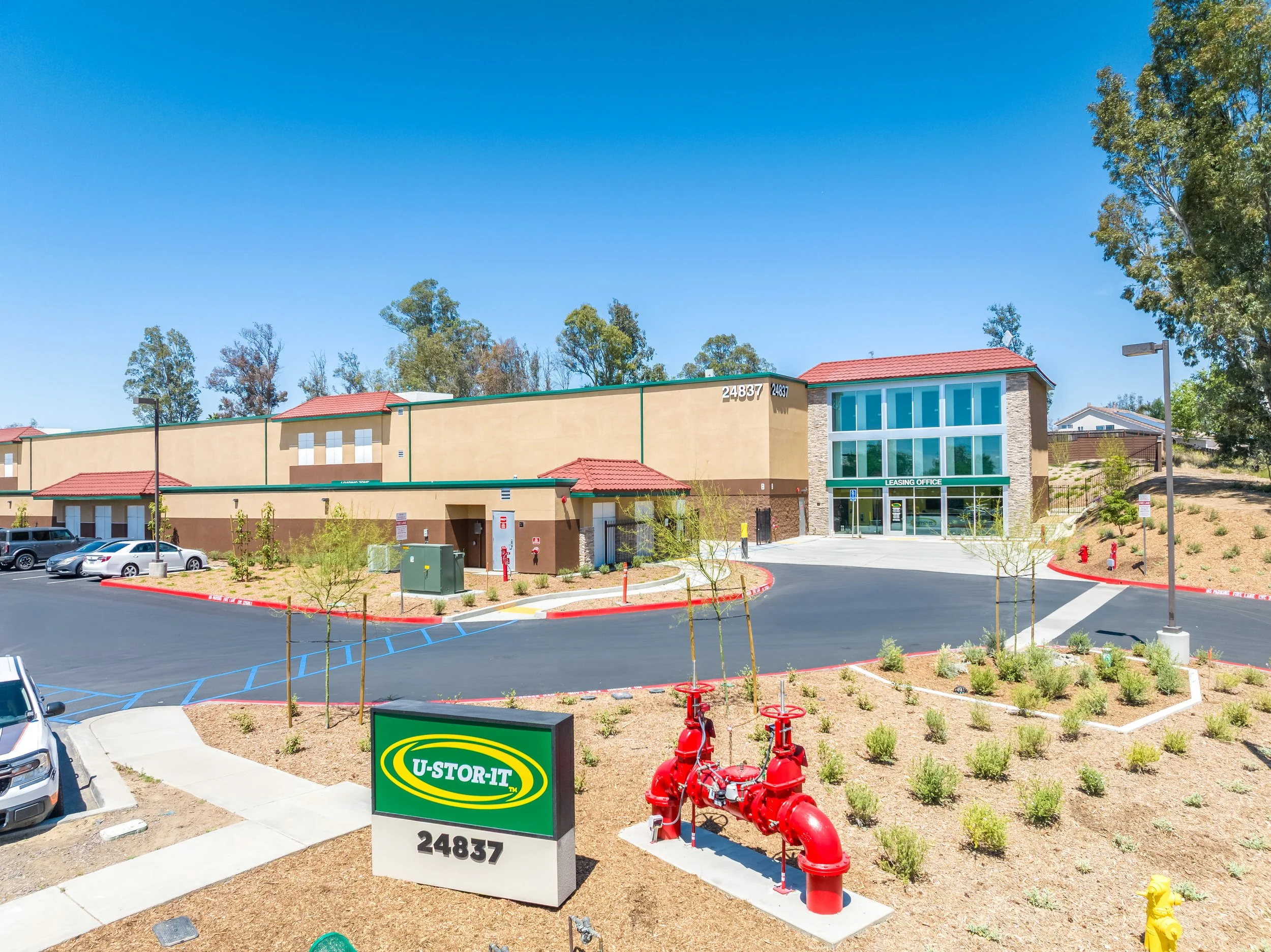 U-Stor-It Murrieta facility on a sunny day with blue skies