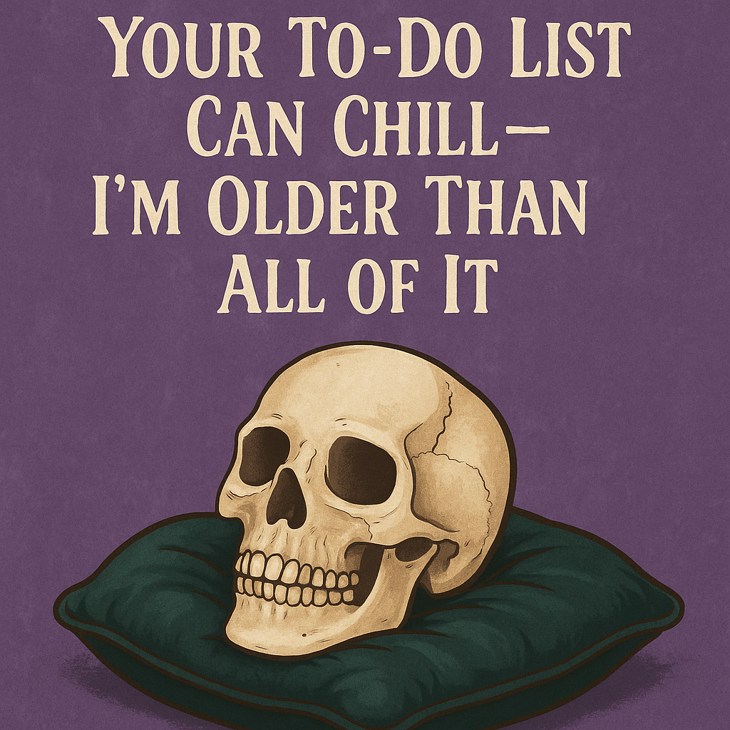 Your To-Do List Can Chill—I’m Older Than All of It
