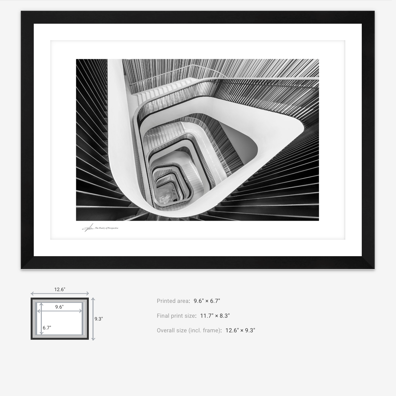 British Photography Award Shortlist, Poetry of Perspective Black Frame