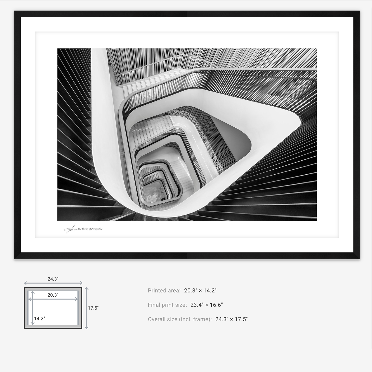 British Photography Award Shortlist, Poetry of Perspective Black Frame