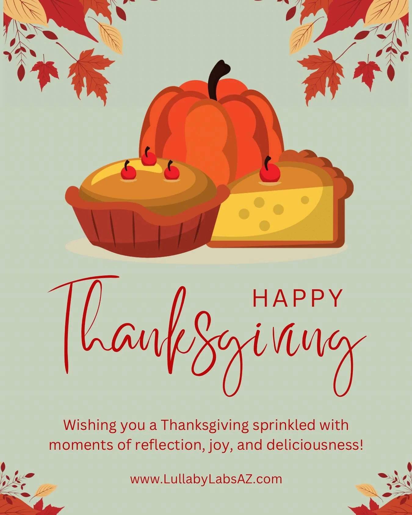 🍂✨ Happy Thanksgiving from Lullaby Labs! ✨🍂
This season, we&rsquo;re extra thankful for YOU&mdash;our amazing clients and community who trust us to bring quality, convenience, and care directly to your home. 🏡💉
As a mobile pediatric lab service, 
