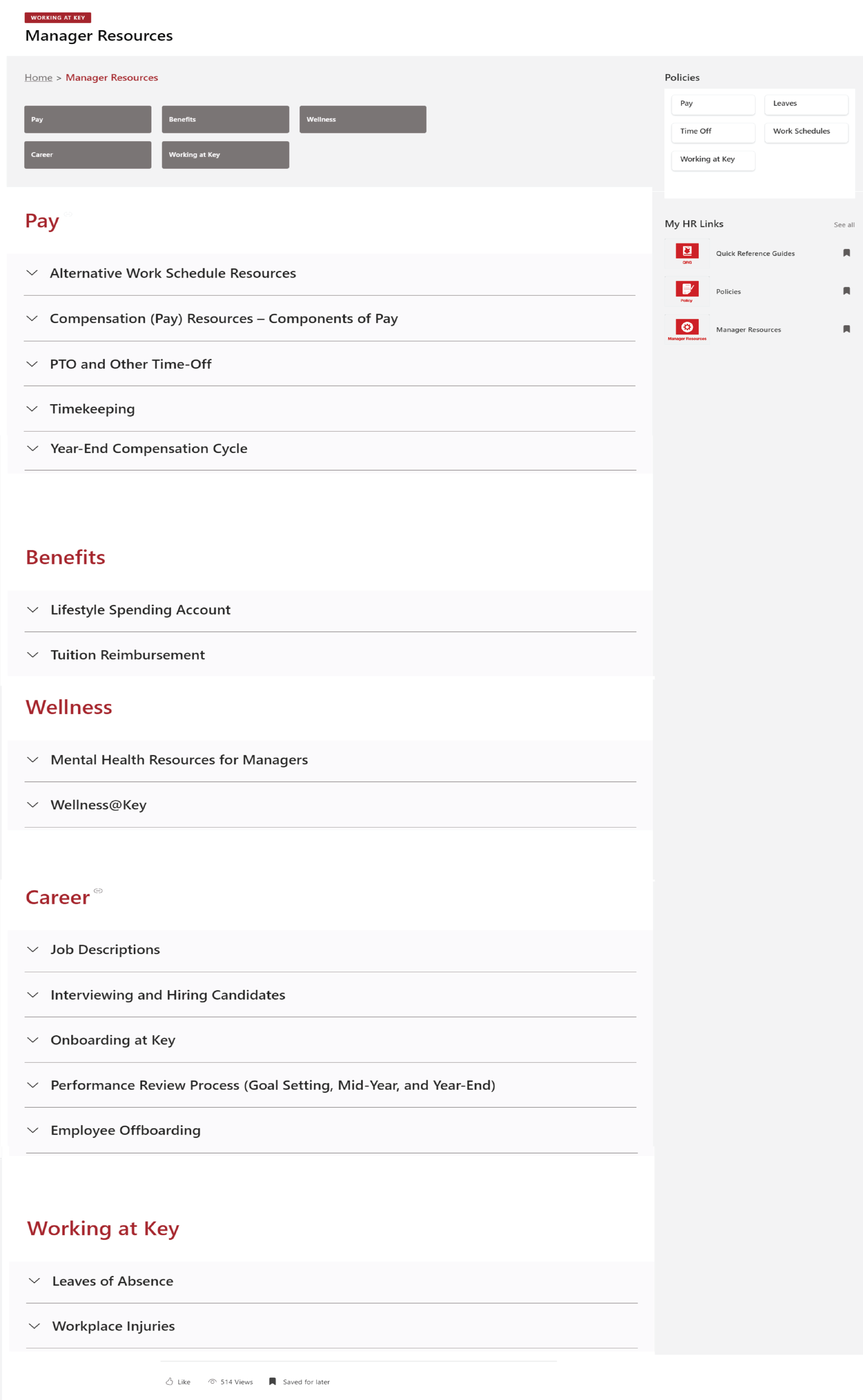 Manager Resources hub