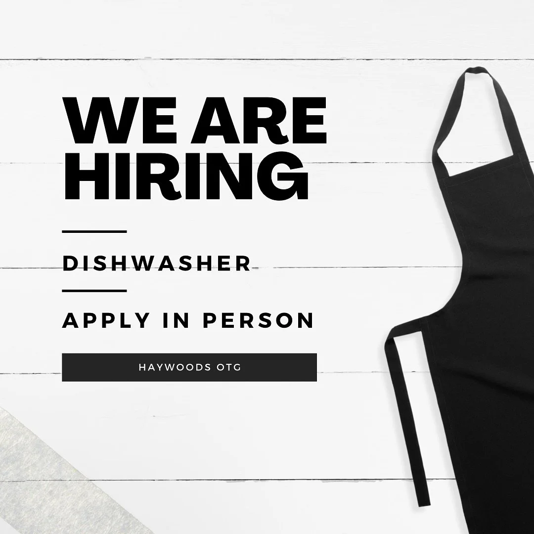 We&rsquo;re hiring new dishwashers!