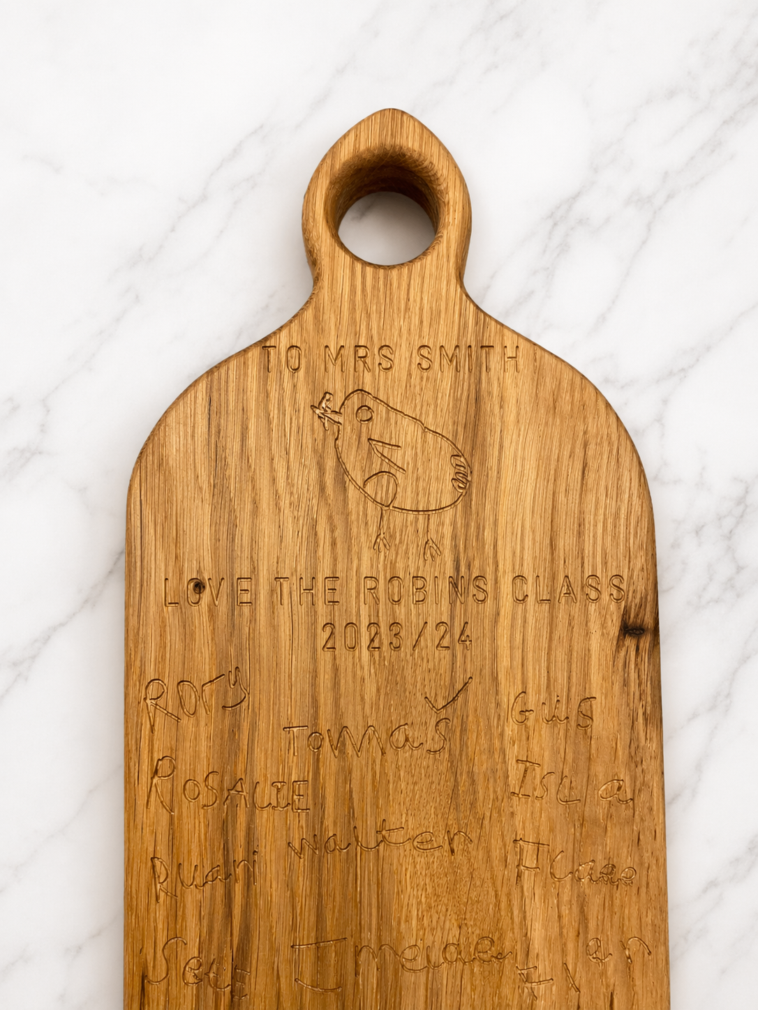 School Class Handwriting Serving Platter