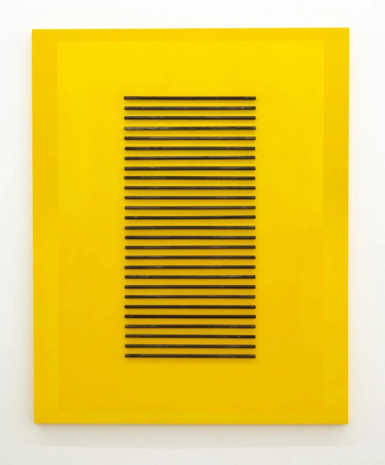 Infinity Wall II | wood panel, acrylic polyurethane enamel, steel | 60" × 48"