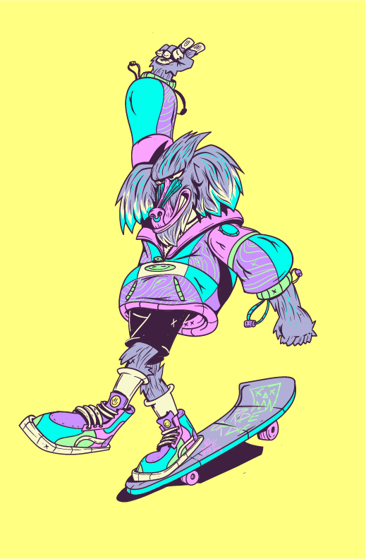 one foot front manualmonkey tricks.png